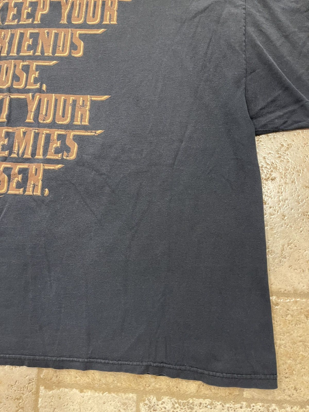 Vintage The Godfather Don Corleone Graphic Vintage Tee late 80s Size US XXL / EU 58 / 5 - 9 Thumbnail