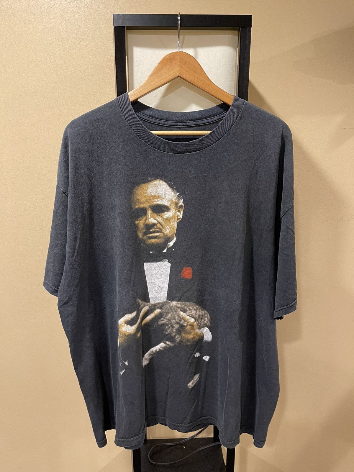 Vintage The Godfather Don Corleone Graphic Vintage Tee late 80s Size US XXL / EU 58 / 5 - 1 Thumbnail