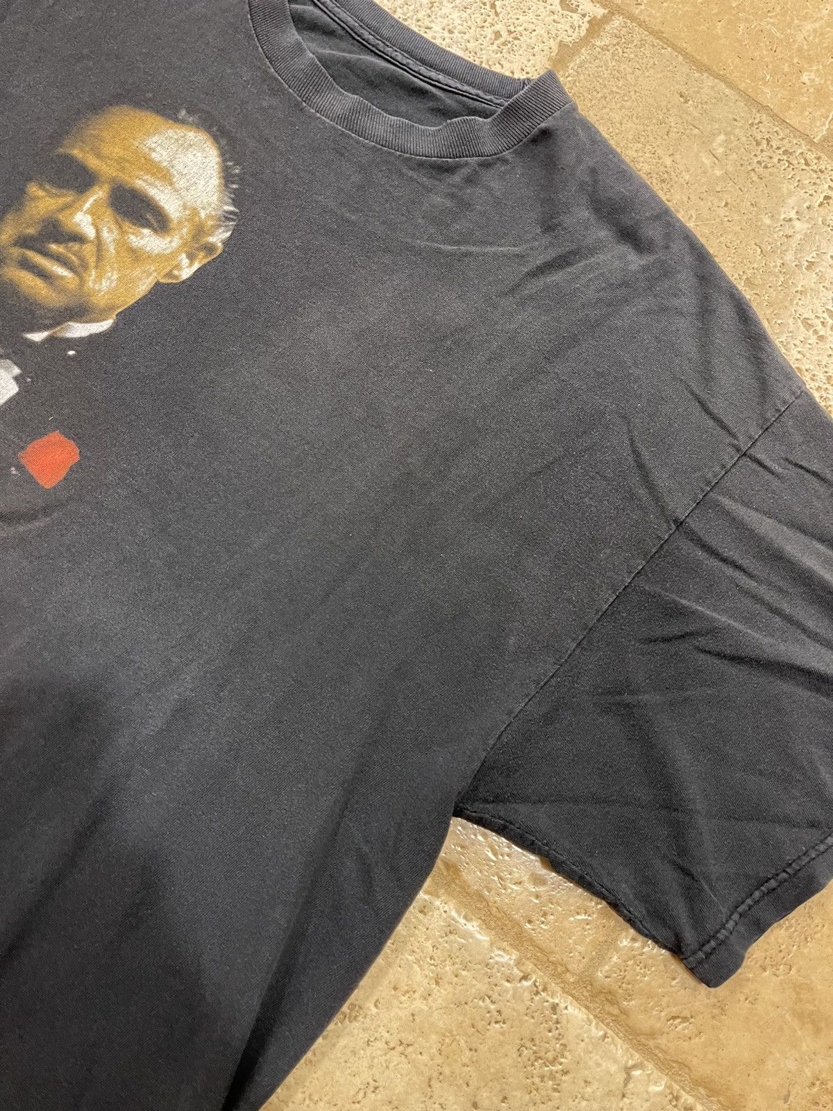 Vintage The Godfather Don Corleone Graphic Vintage Tee late 80s Size US XXL / EU 58 / 5 - 6 Thumbnail
