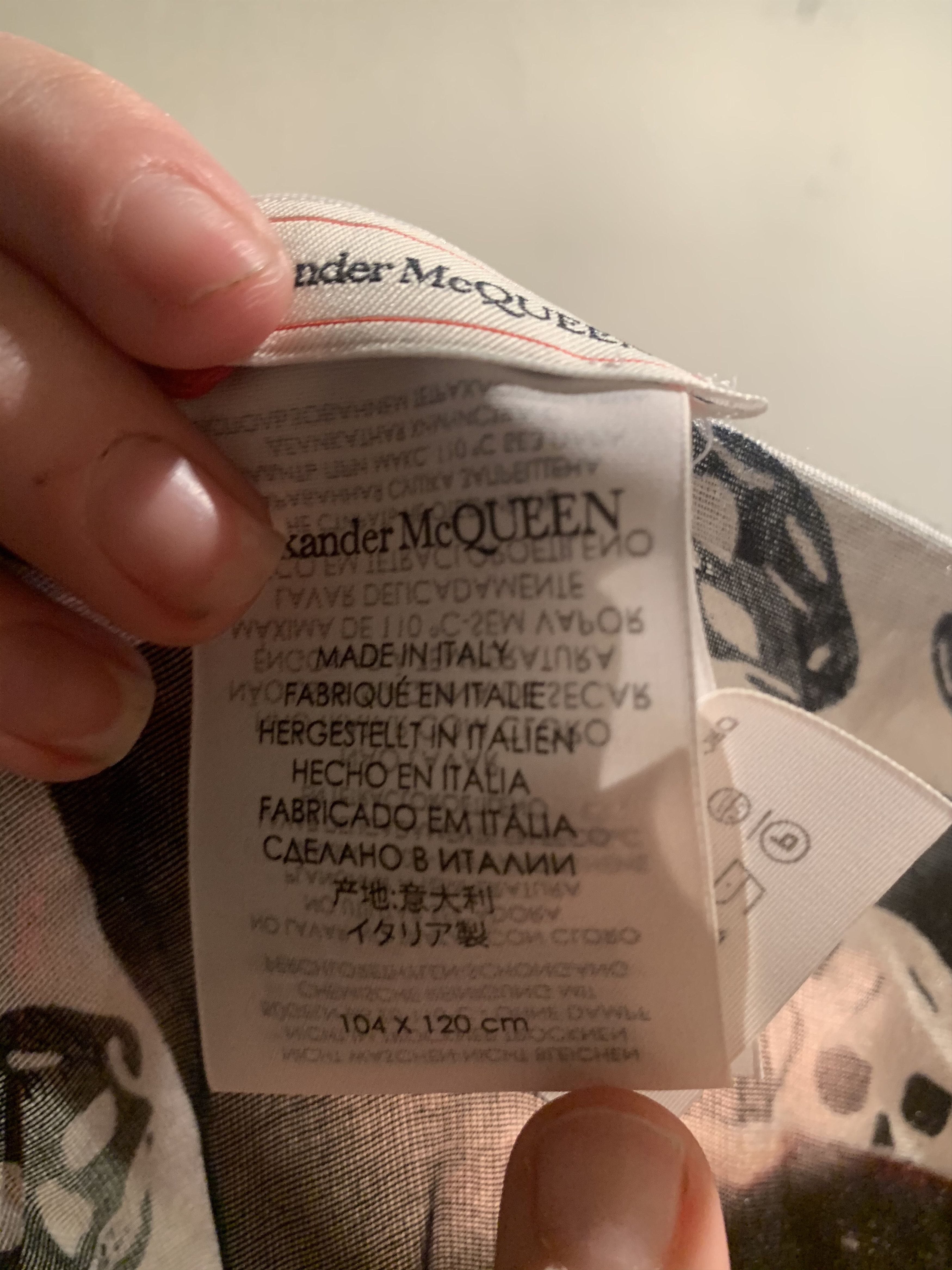 Alexander McQueen × Designer *RARE* New Alexander McQueen Butterfly Scarf Size ONE SIZE - 5 Thumbnail