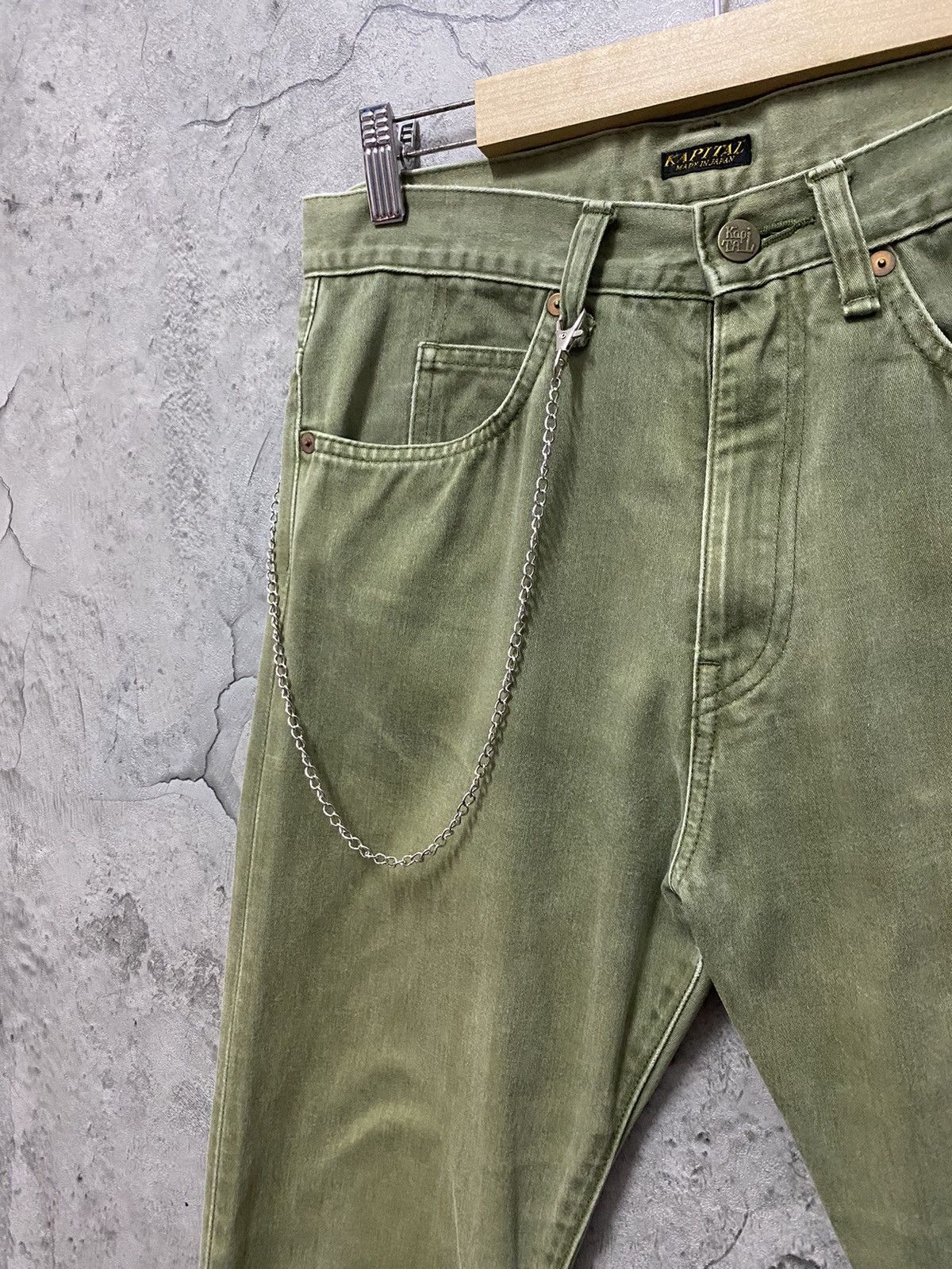 Kapital × Kapital Kountry Vintage Kapital Sun Faded Tapered Fit Chains Pants Size US 29 - 5 Thumbnail