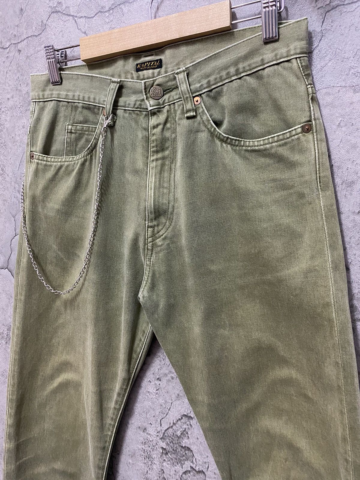 Kapital × Kapital Kountry Vintage Kapital Sun Faded Tapered Fit Chains Pants Size US 29 - 6 Thumbnail