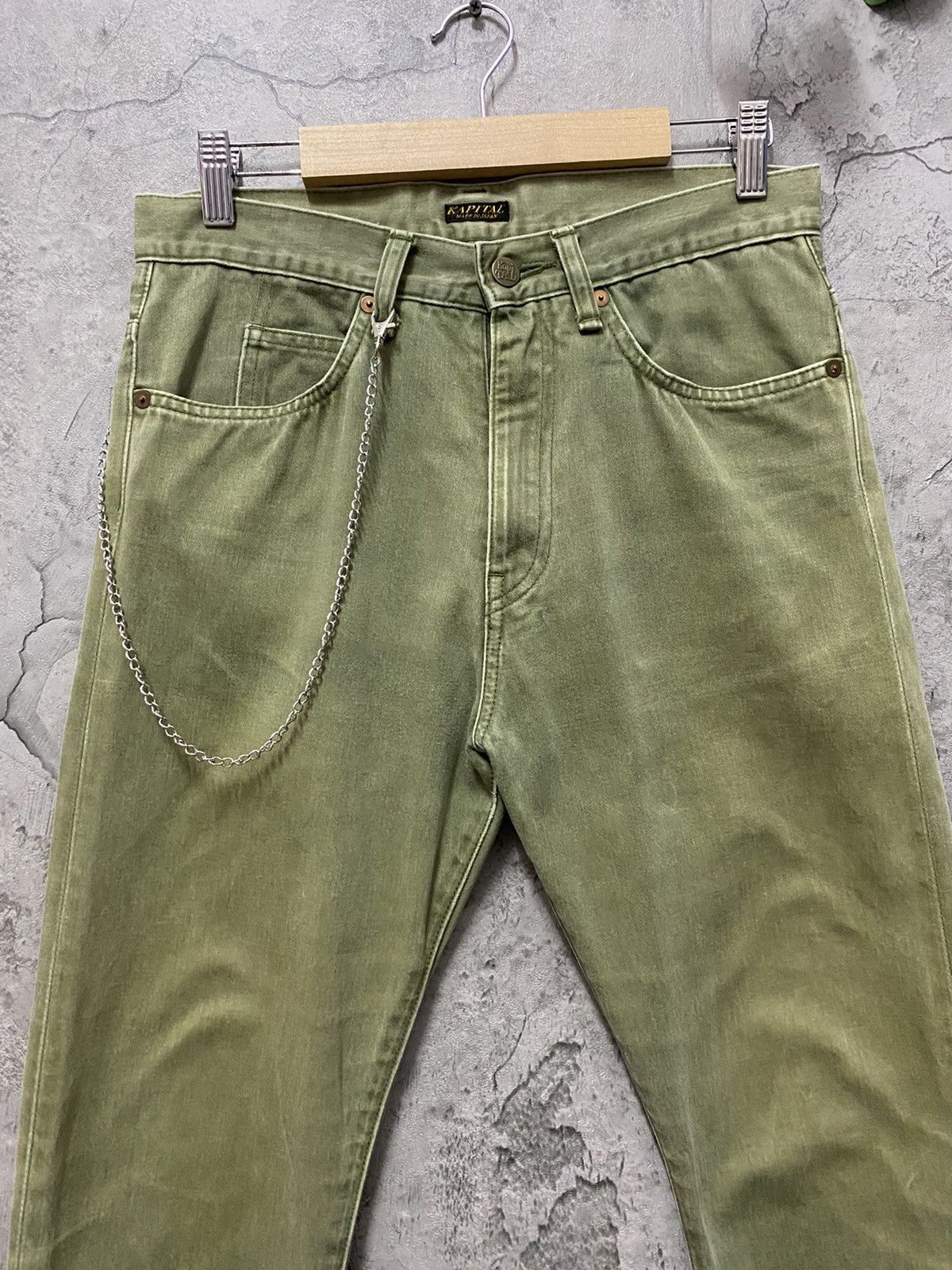 Kapital × Kapital Kountry Vintage Kapital Sun Faded Tapered Fit Chains Pants Size US 29 - 3 Thumbnail