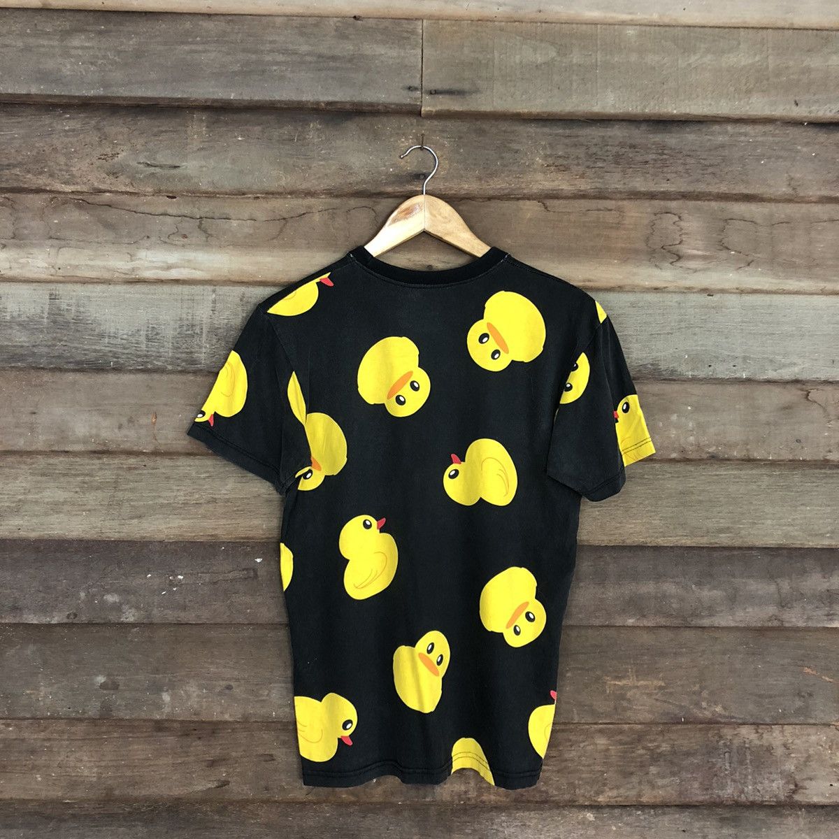 Japanese Brand Duck full print Black Short Sleeve Tshirt #c1166 Size US M / EU 48-50 / 2 - 8 Thumbnail