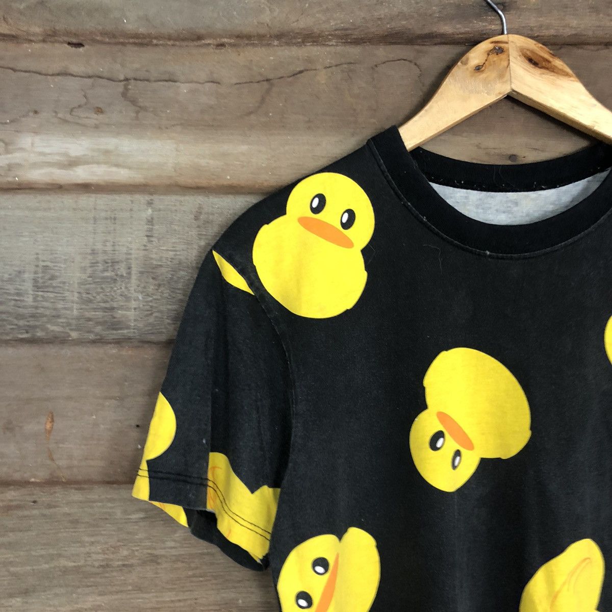 Japanese Brand Duck full print Black Short Sleeve Tshirt #c1166 Size US M / EU 48-50 / 2 - 5 Thumbnail