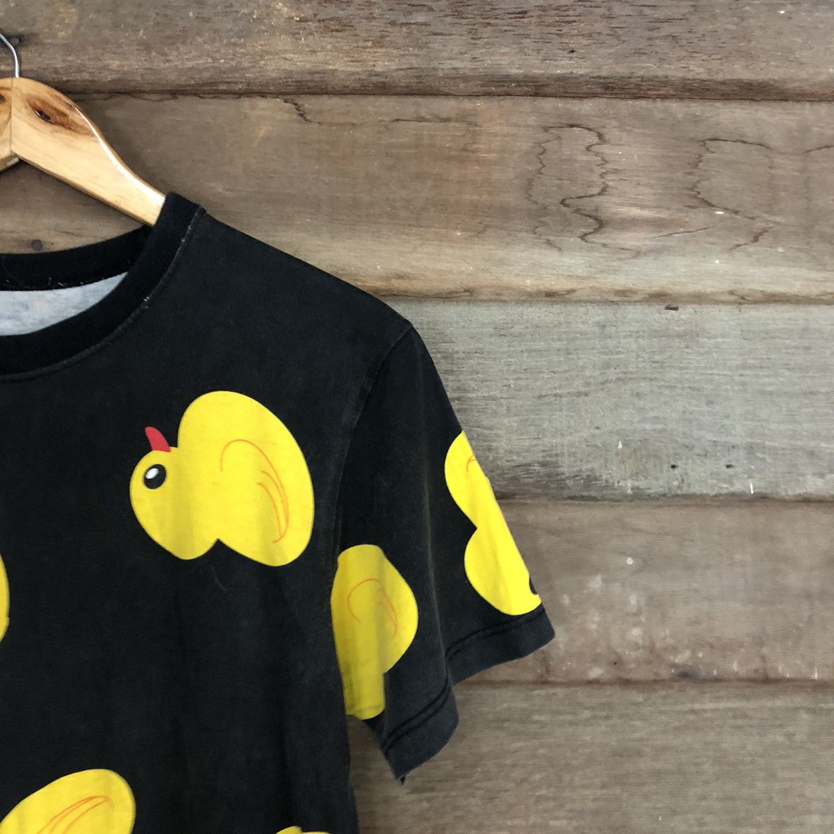 Japanese Brand Duck full print Black Short Sleeve Tshirt #c1166 Size US M / EU 48-50 / 2 - 4 Thumbnail