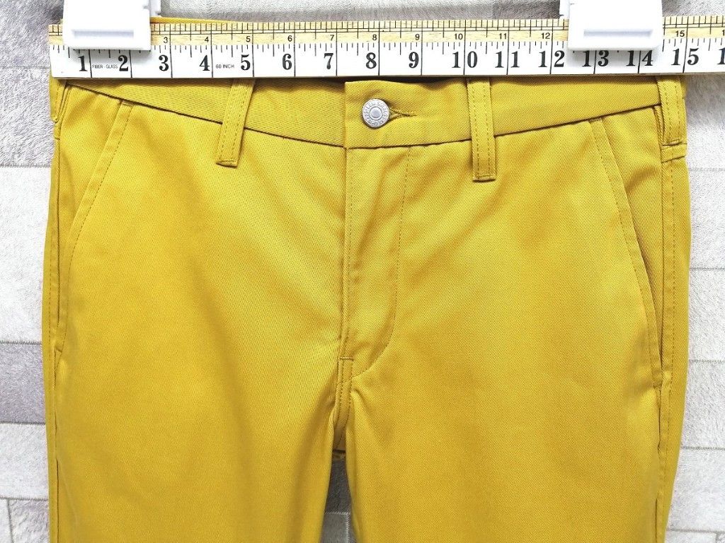 Levi's 🔥BESTOFFER🔥LEVI'S STA PREST Hype Yellow Slim Fit Pants Size US 30 / EU 46 - 12 Thumbnail