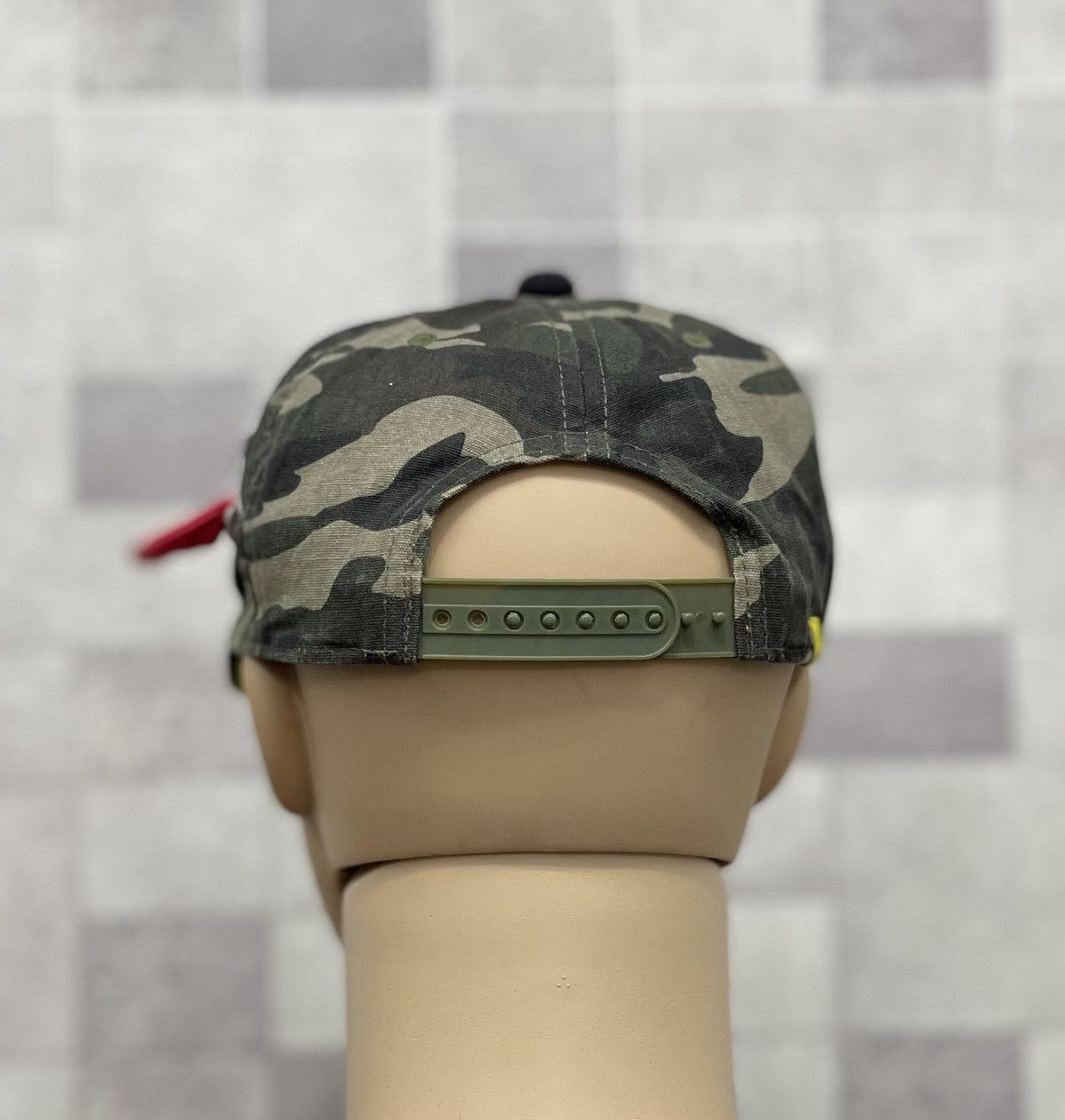 Japanese Brand UP!SMILE Fun Smile Design Camouflage Street Fashion Hat Size ONE SIZE - 7 Thumbnail