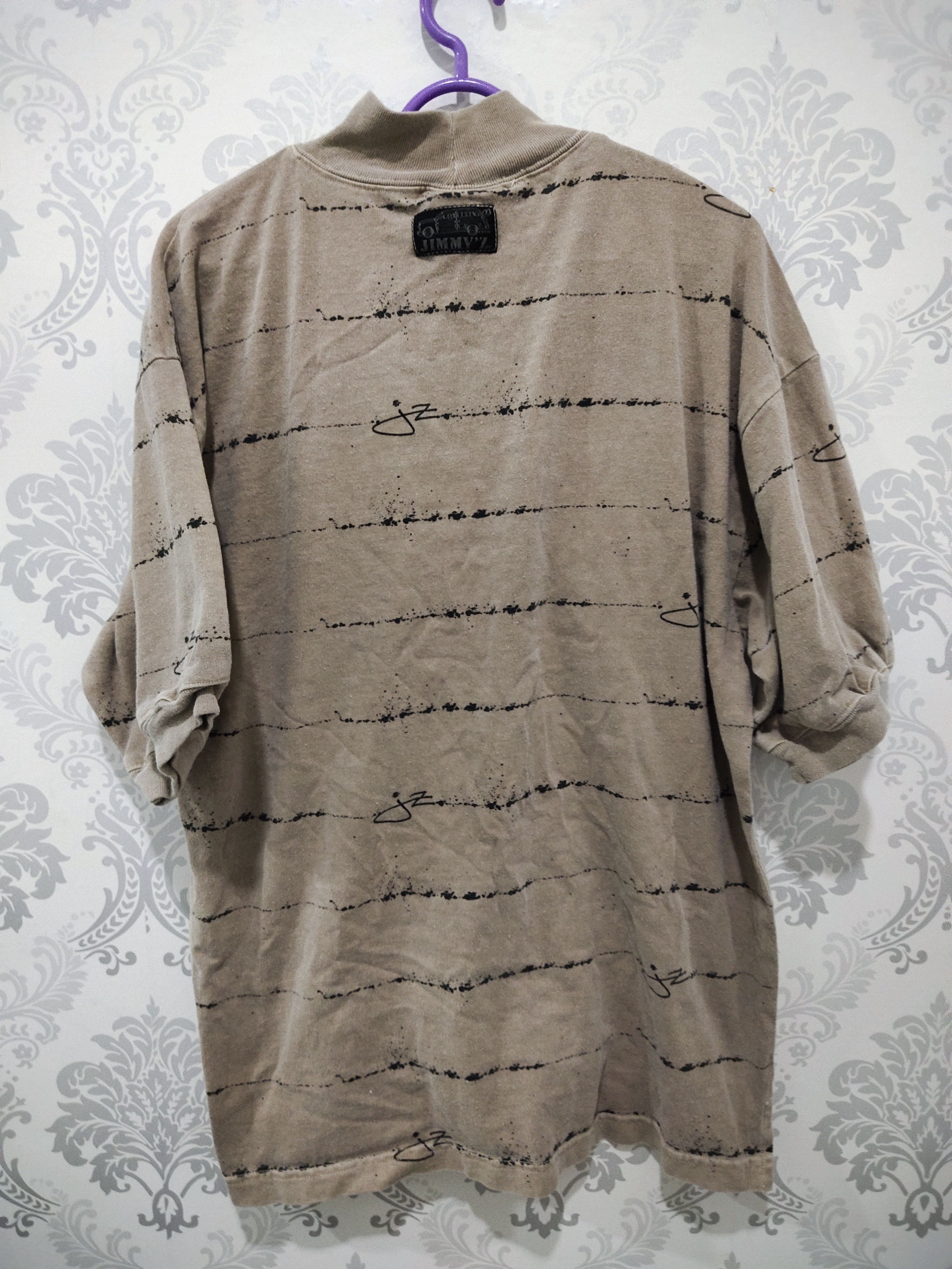 Vintage Vintage 90's Jimmy'z full printed Oversize Shirt Size US L / EU 52-54 / 3 - 2 Thumbnail