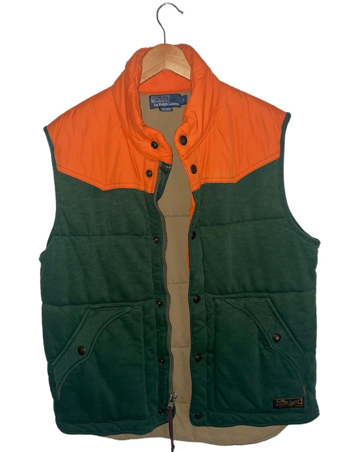 Polo Ralph Lauren Polo Puffer Jersey Vest Size US L / EU 52-54 / 3 - 1 Thumbnail
