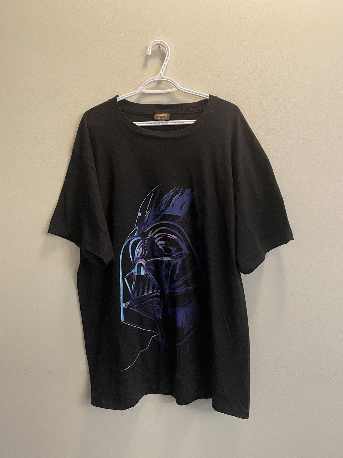 image of Star Wars Darth Vader 1996 Vintage Aop Shirt in Black, Men's (Size XL)