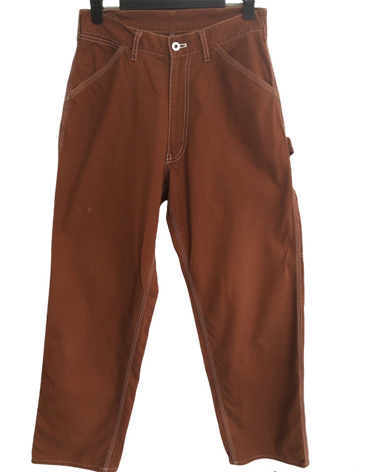 image of Karl Helmut Tobacco Carpenter Wide Pants in Chocolate, Men's (Size 29)
