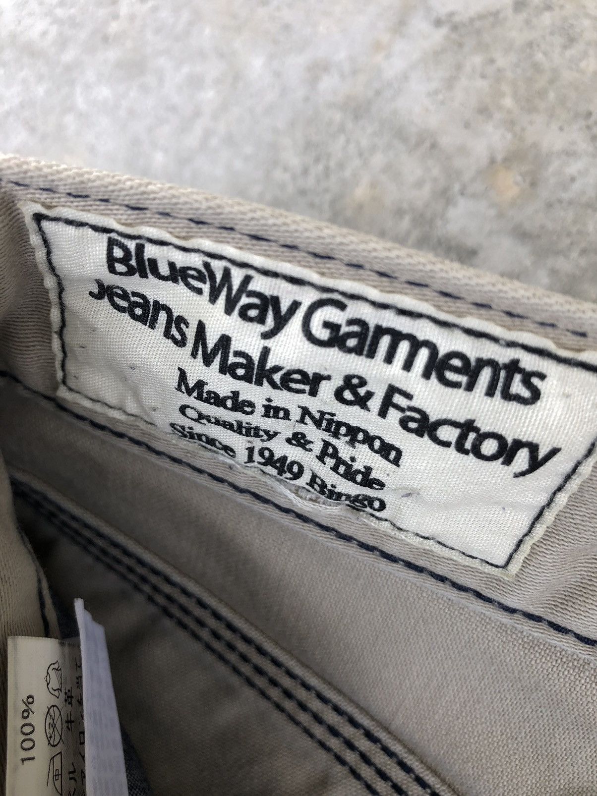 If Six Was Nine Japanese Blue Way Flared Jeans Distressed Jeans Size US 35 - 14 Thumbnail