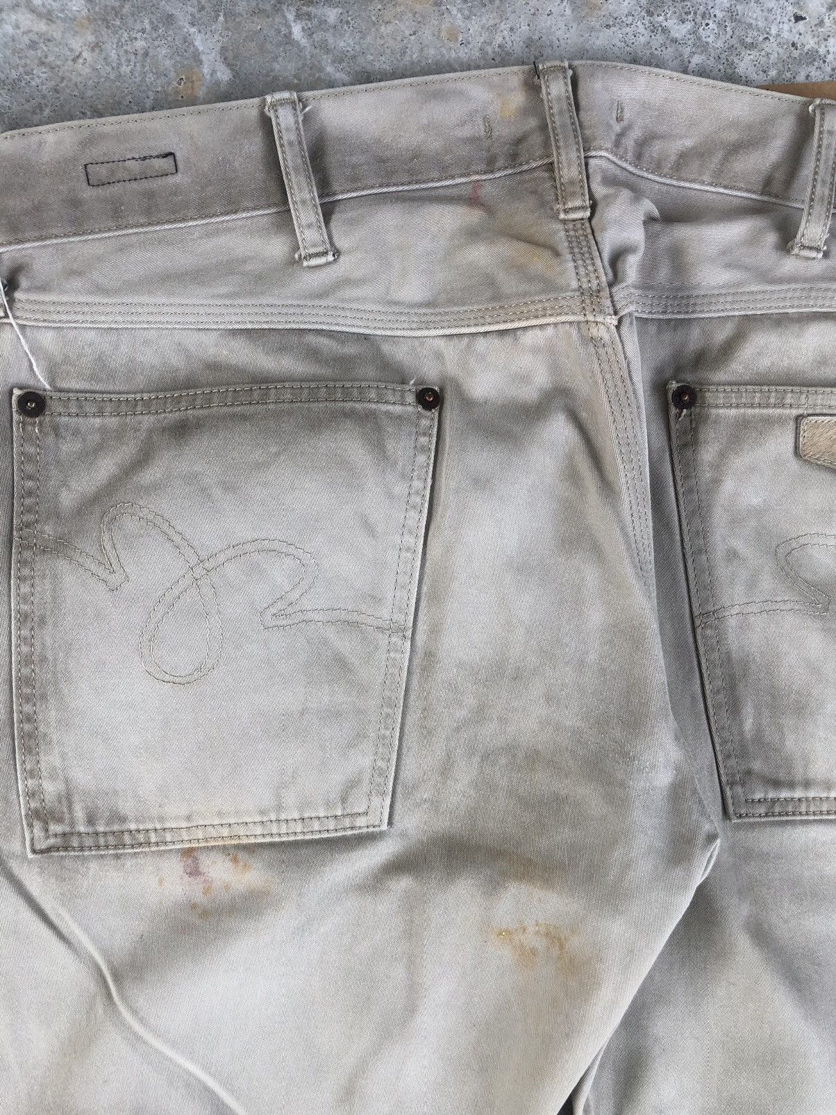 If Six Was Nine Japanese Blue Way Flared Jeans Distressed Jeans Size US 35 - 15 Thumbnail