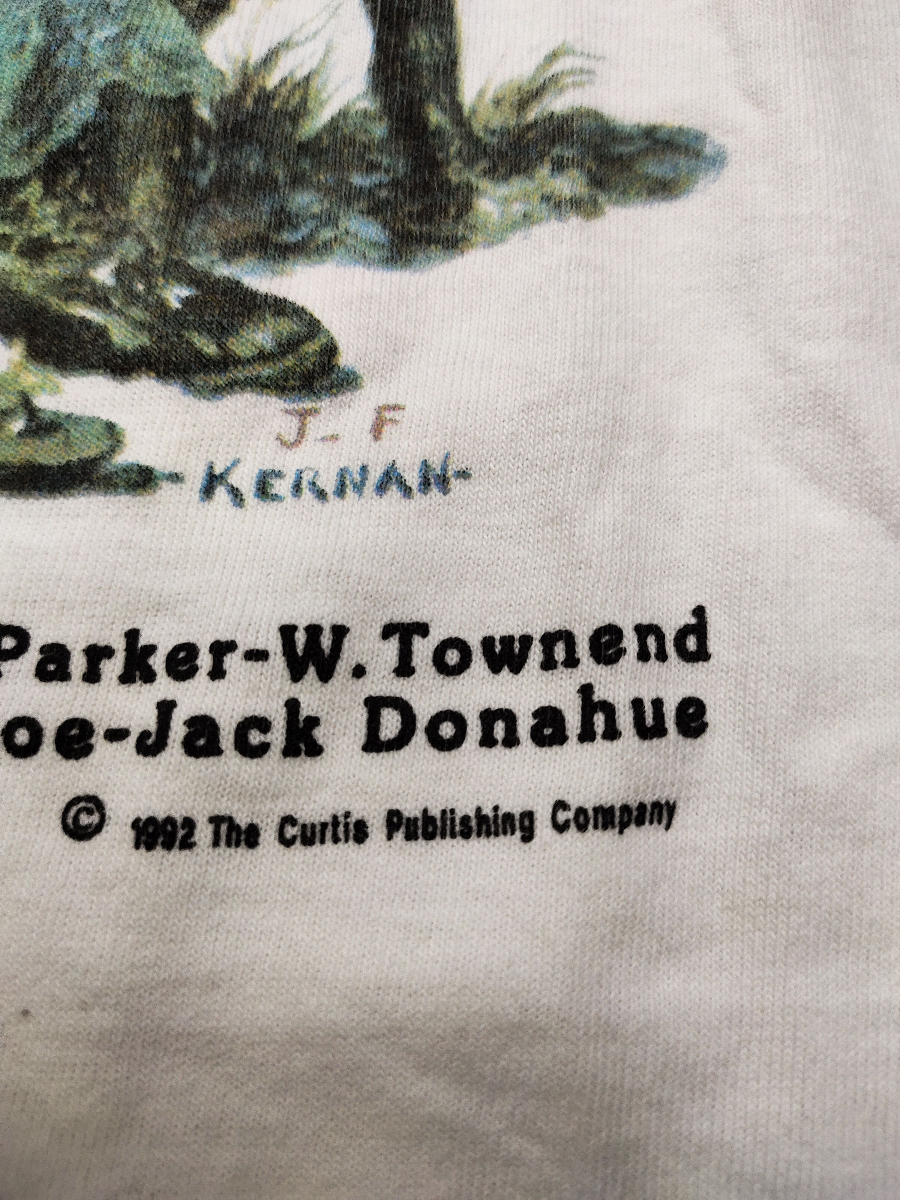 Vintage Rare! Vintage ©1992 The Saturday Evening Post Tshirt Size US M / EU 48-50 / 2 - 4 Thumbnail