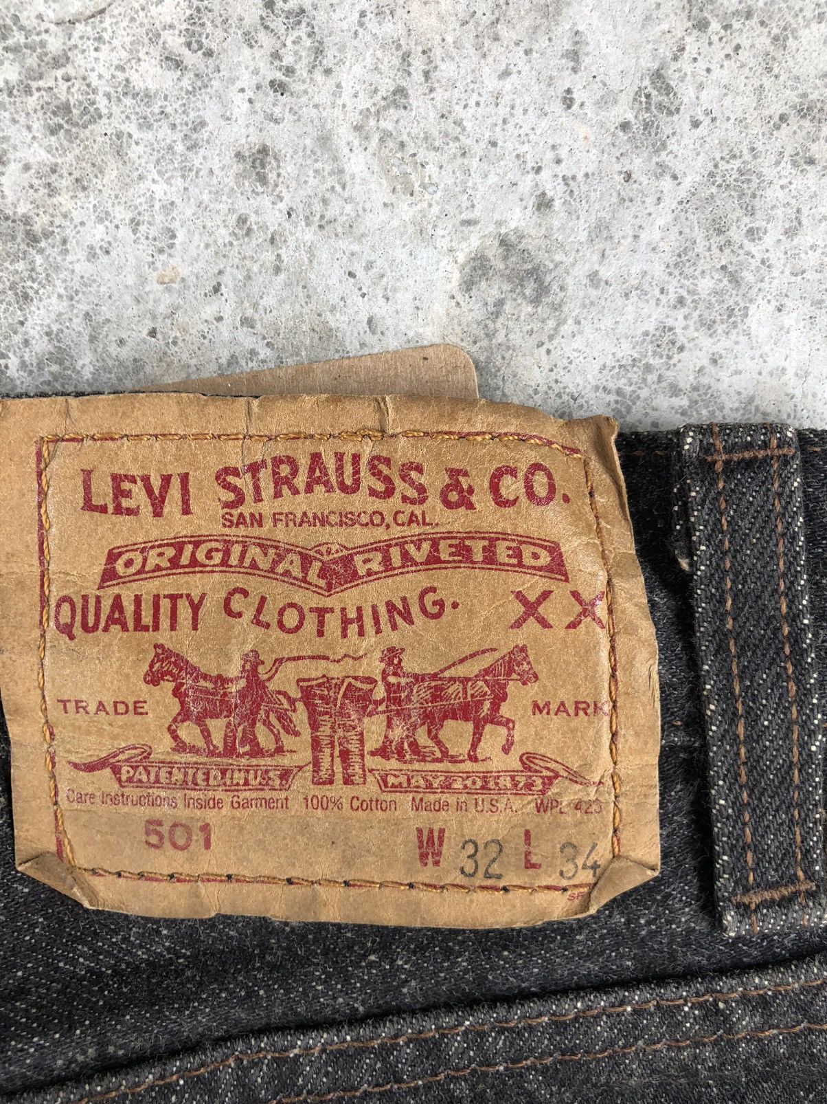 Levi's Vintage 90s Levi’s Jeans Distressed jeans Size US 31 - 14 Thumbnail
