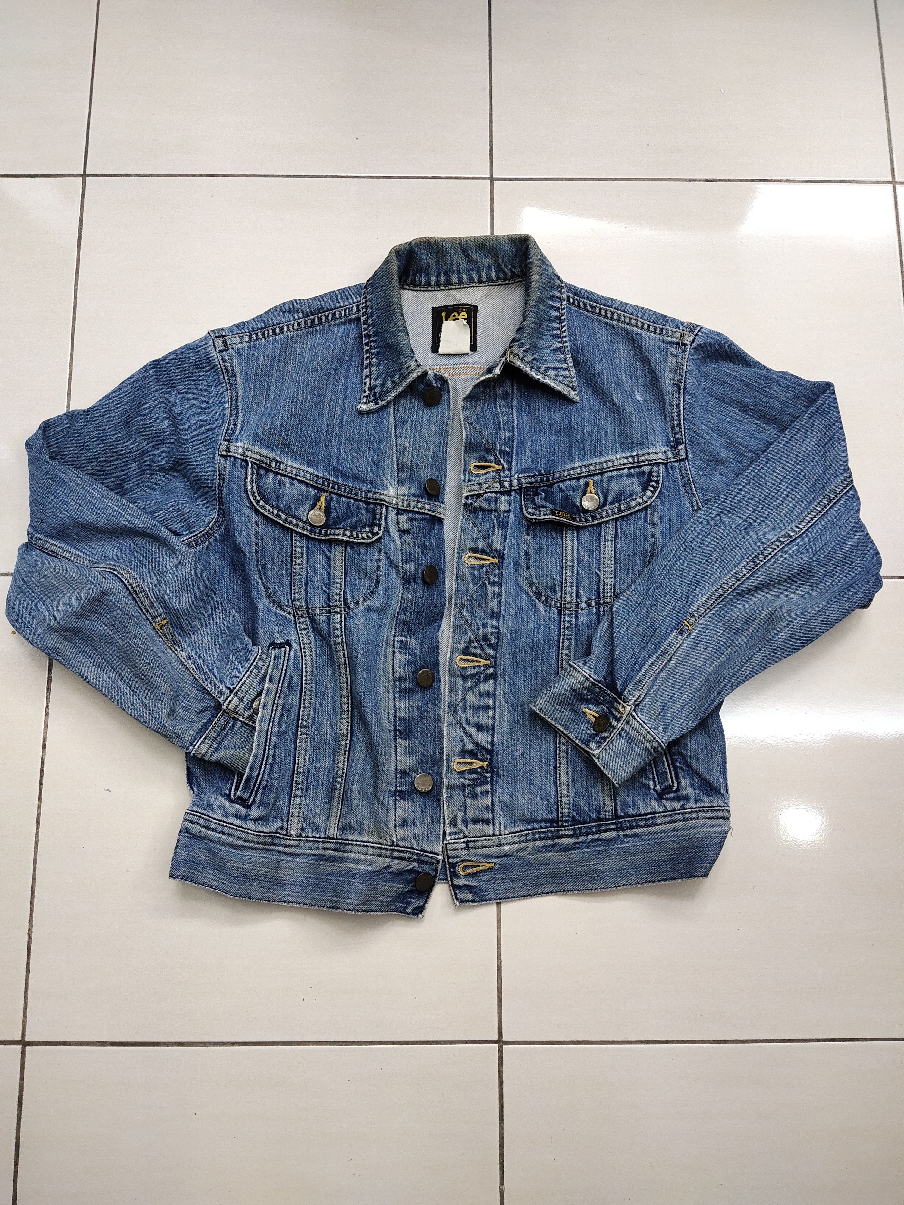 Lee × Vintage Vintage Lee Denim Jacket Size US M / EU 48-50 / 2 - 2 Thumbnail