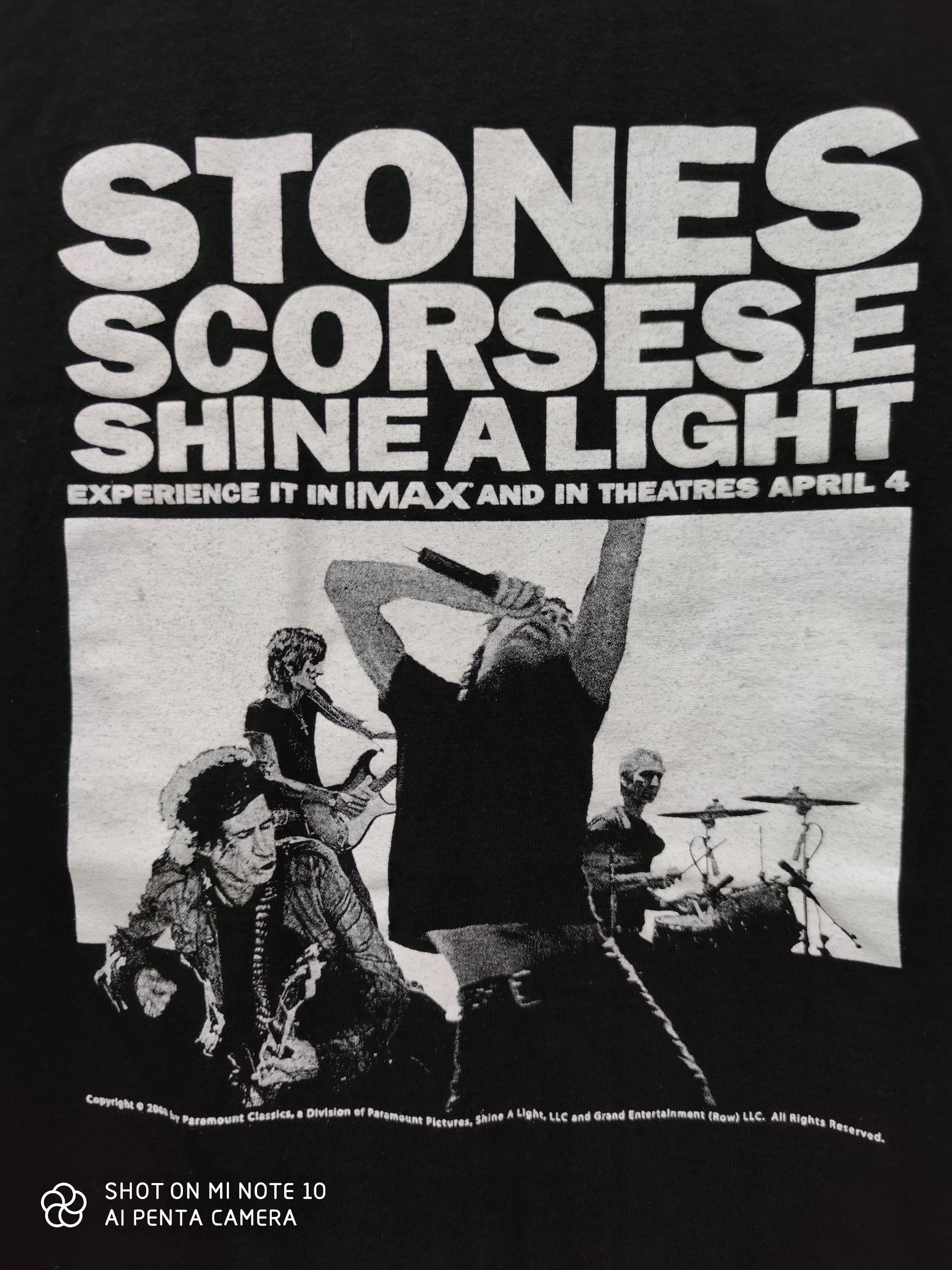 Band Tees Vintage Movie Shirt Rolling Stones Shine A Light Size US XL / EU 56 / 4 - 3 Thumbnail