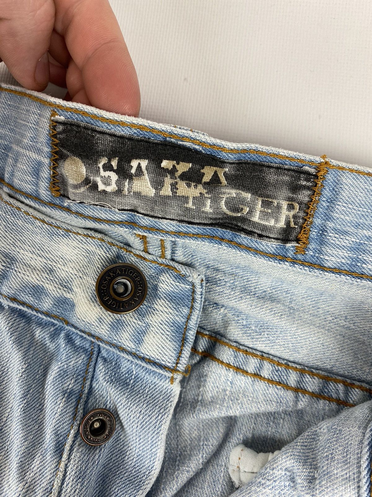 Japanese Brand Mens Vintage Osaka Tiger Japanese Brand Jeans Denim Pants Size US 32 / EU 48 - 11 Thumbnail