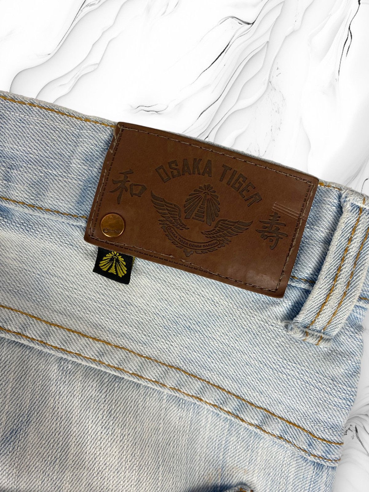 Japanese Brand Mens Vintage Osaka Tiger Japanese Brand Jeans Denim Pants Size US 32 / EU 48 - 3 Thumbnail