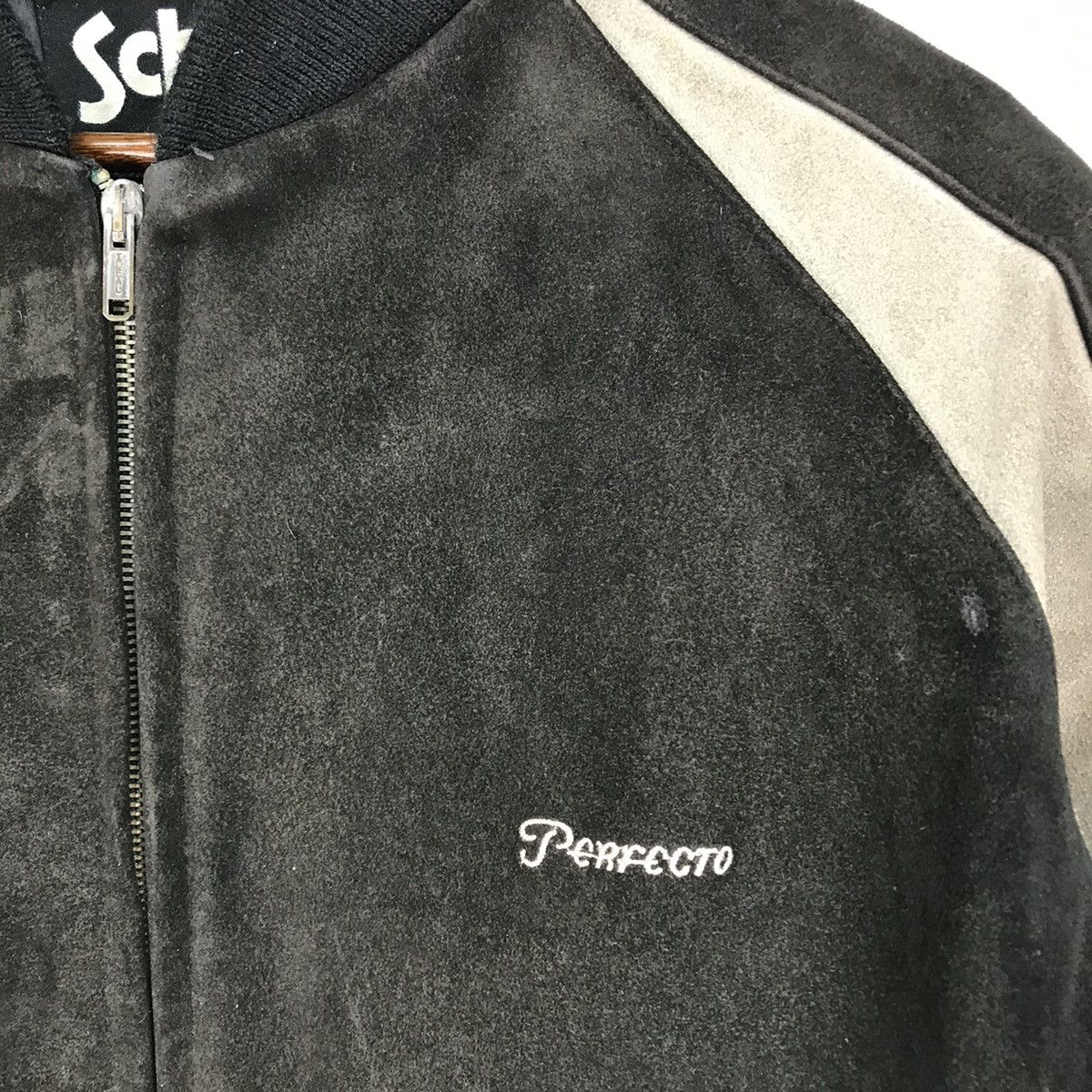 Schott Vintage Schott Perfecto Suede Leather Jacket Size US M / EU 48-50 / 2 - 10 Thumbnail