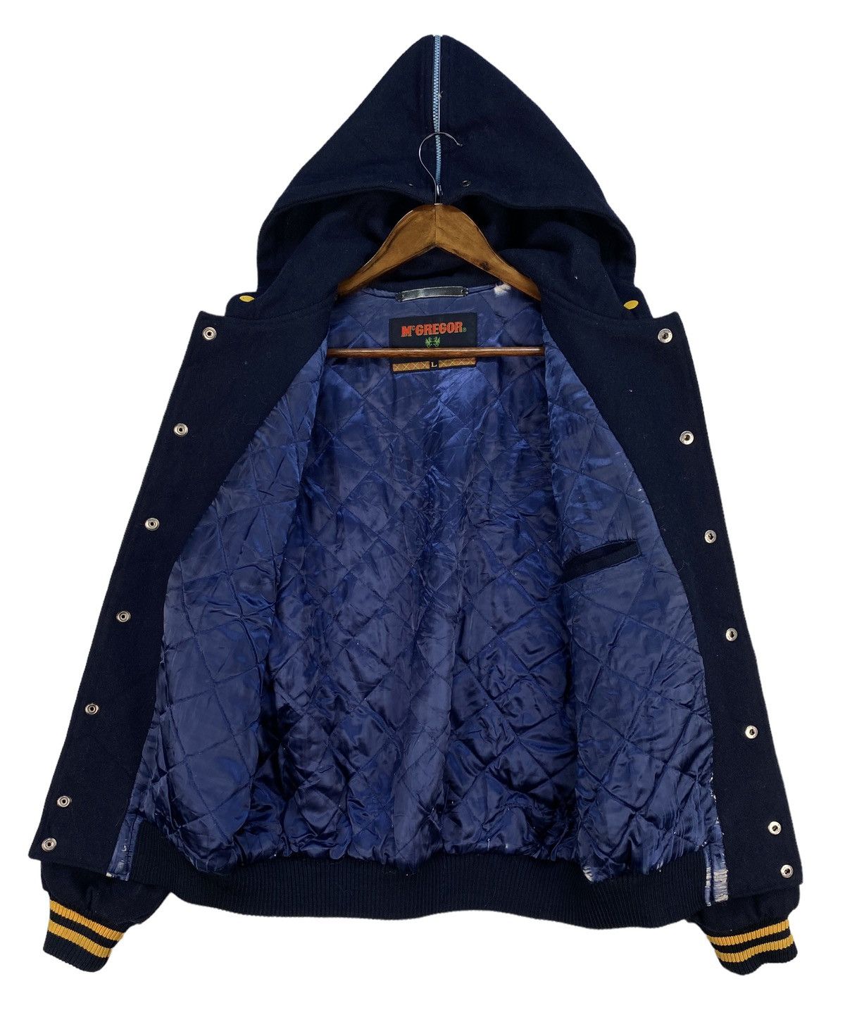 McGregor Vintage Mcgregor Teddy Jacket Hooded Size US L / EU 52-54 / 3 - 7 Thumbnail