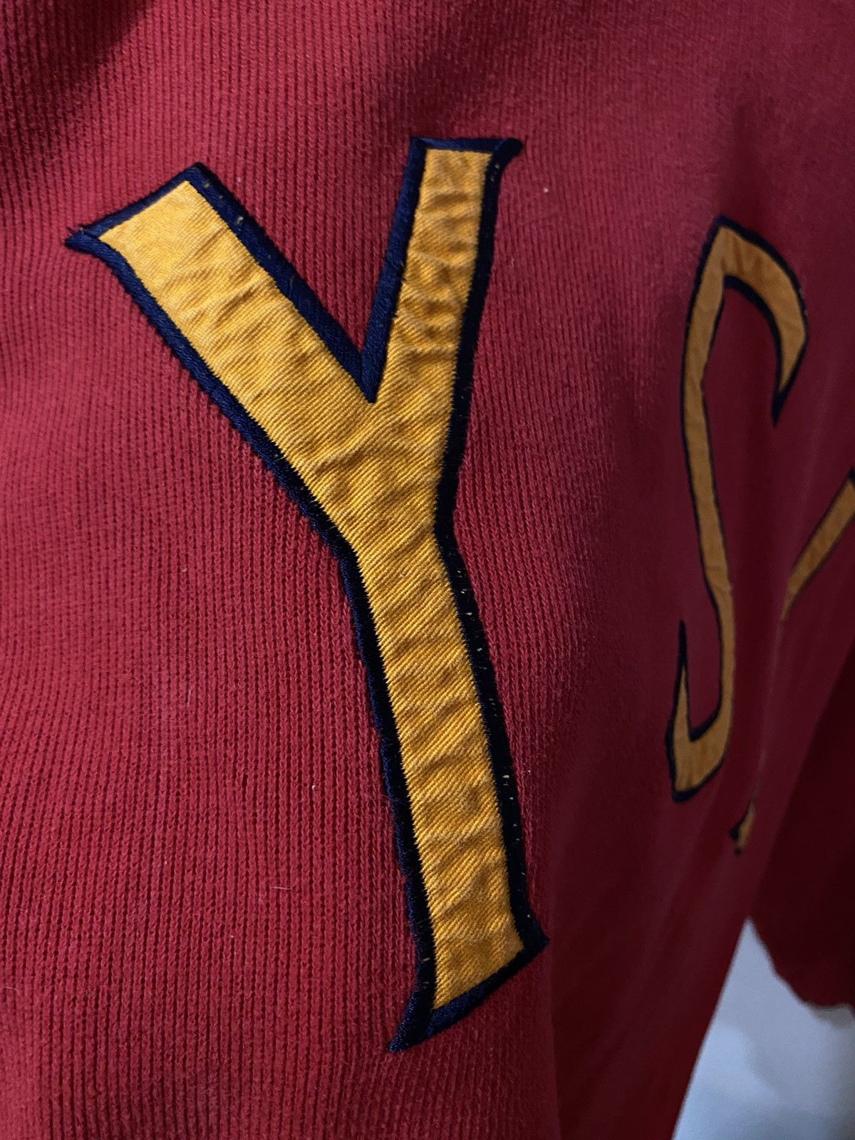 Yves Saint Laurent 🍟 YSL Sweatshirt Big Logo Yves Saint Vintage 90s Paris Size US L / EU 52-54 / 3 - 4 Thumbnail
