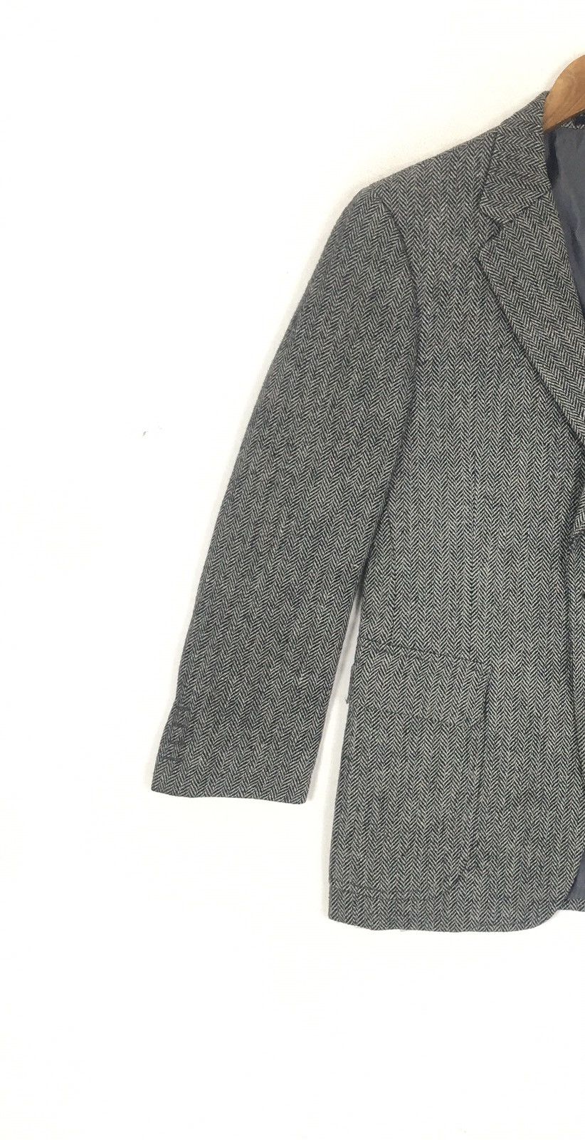 Burberry × Designer Burberry London Designer Luxury Herringbones Blazer Coat Size S / US 4 / IT 40 - 7 Thumbnail