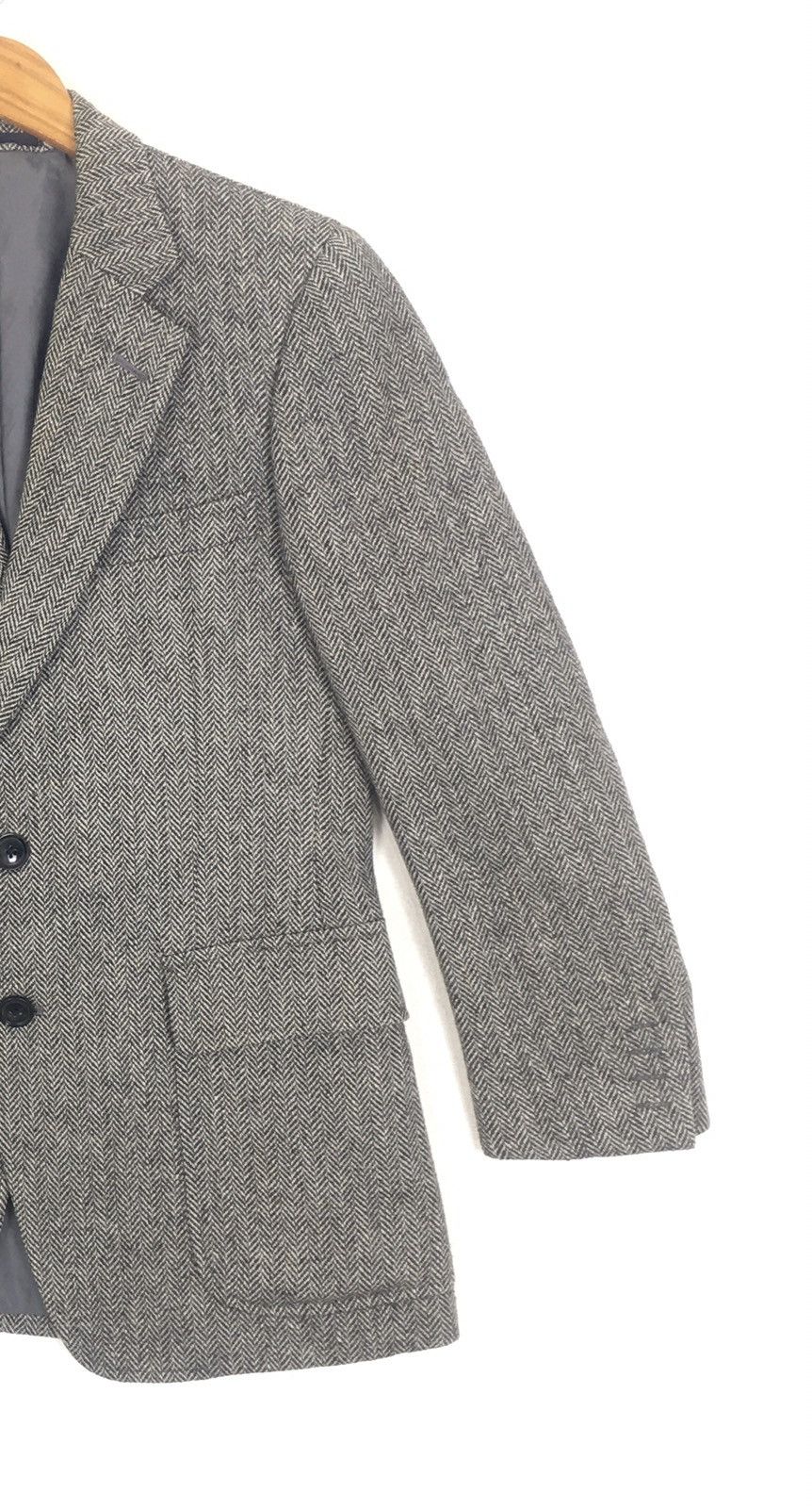 Burberry × Designer Burberry London Designer Luxury Herringbones Blazer Coat Size S / US 4 / IT 40 - 6 Thumbnail