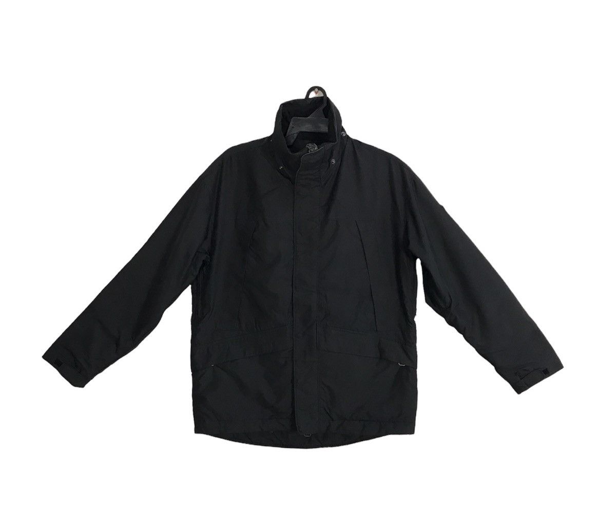 image of Vintage Post Card Exclusive Style Minimalist Multipocket Design in Black, Men's (Size Large)