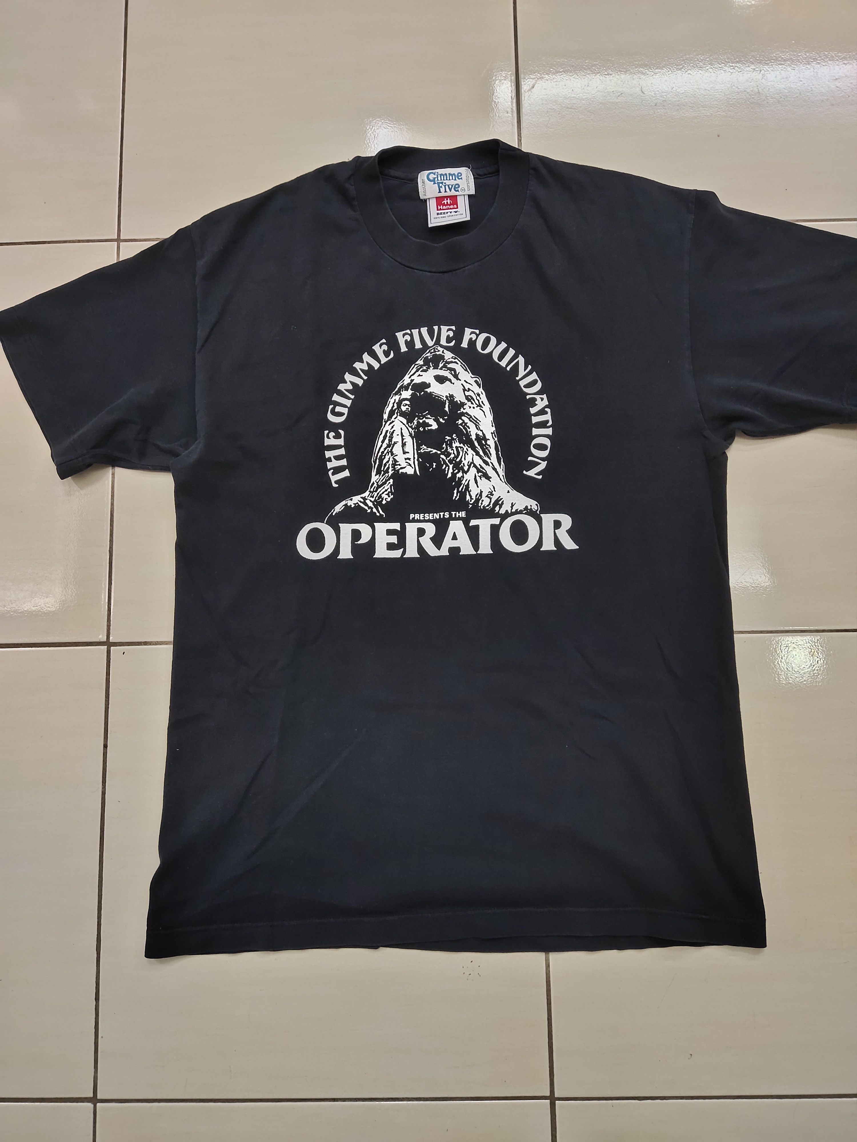 Vintage Vintage 90's Streetwear Brand Gimme Five The Operator Size US L / EU 52-54 / 3 - 6 Thumbnail