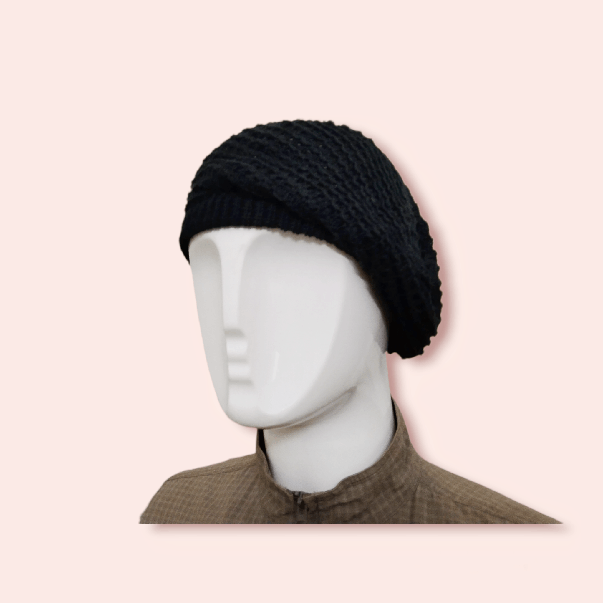 Edition Japan RARE VINTAGE JAPAN CROCHET KNITTED BERET Size ONE SIZE - 2 Thumbnail