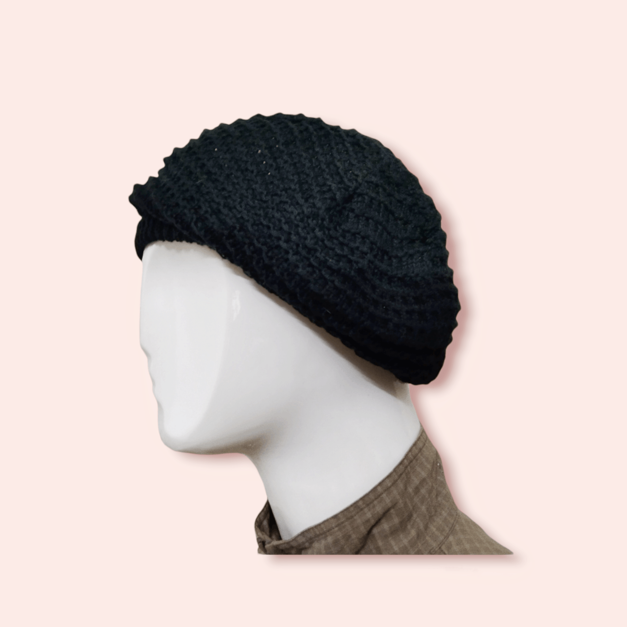 Edition Japan RARE VINTAGE JAPAN CROCHET KNITTED BERET Size ONE SIZE - 1 Thumbnail