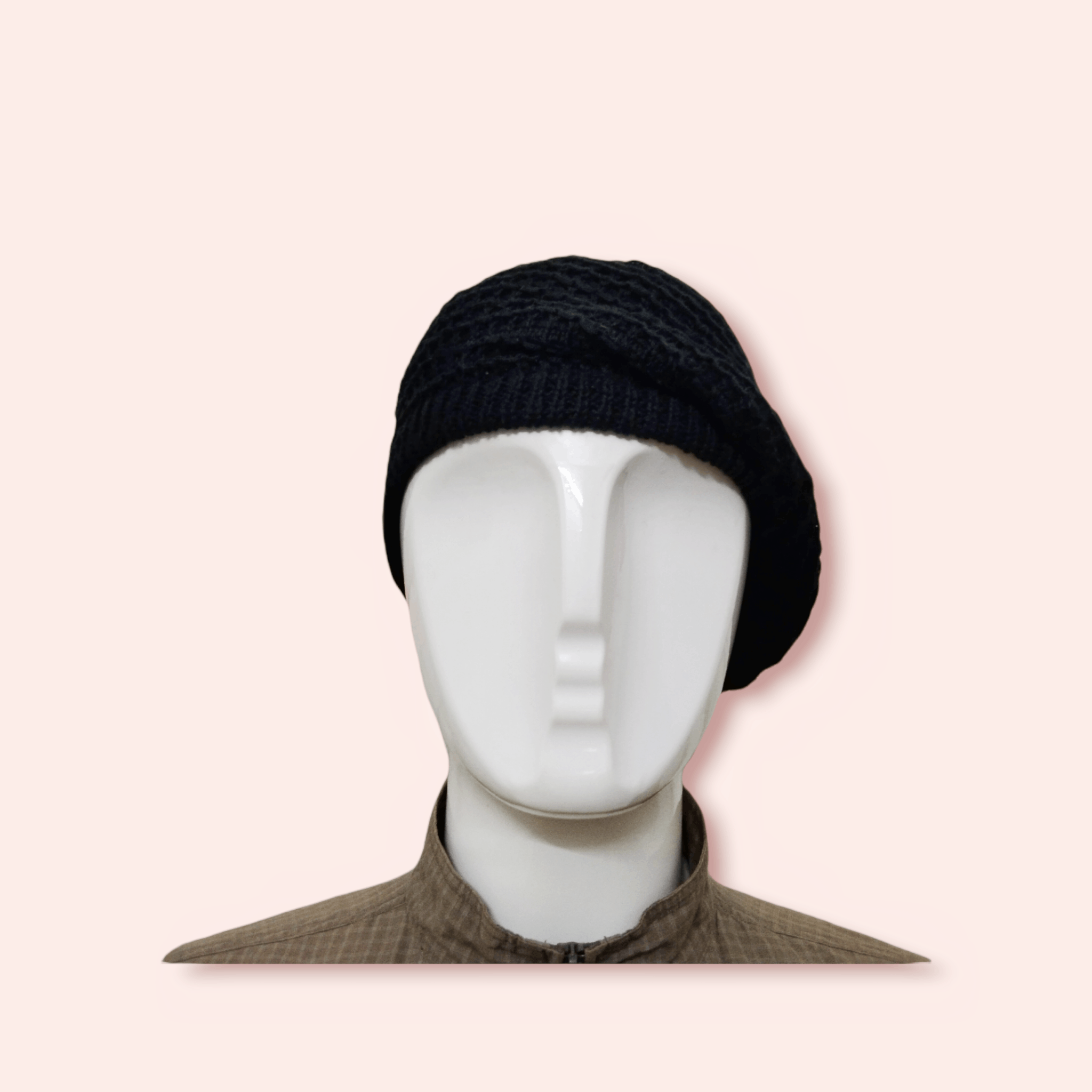 Edition Japan RARE VINTAGE JAPAN CROCHET KNITTED BERET Size ONE SIZE - 5 Thumbnail
