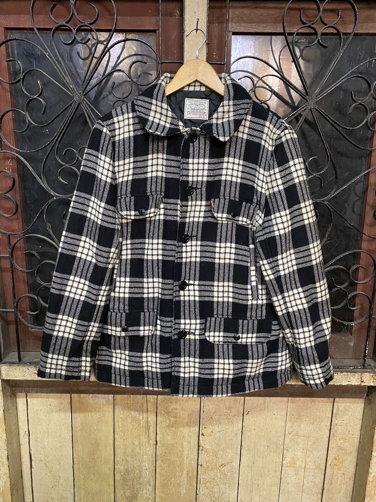 Levi's Levis Wool Tartan Jacket Jems X Kuya | Grailed