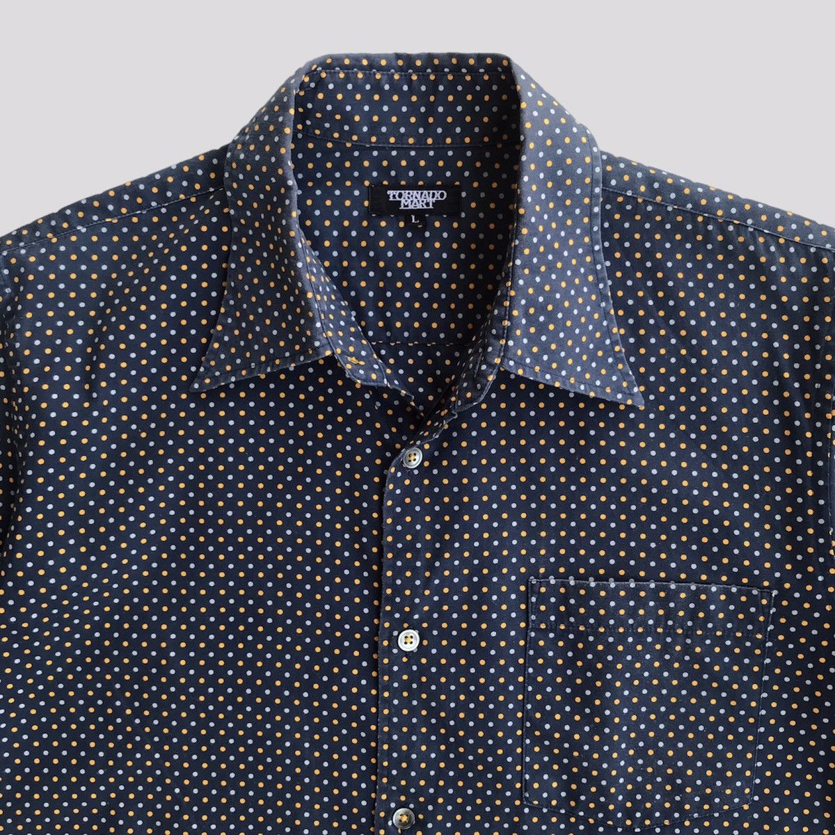 Tornado Mart Tornado Mart Polka Dot Shirt Size US L / EU 52-54 / 3 - 2 Thumbnail