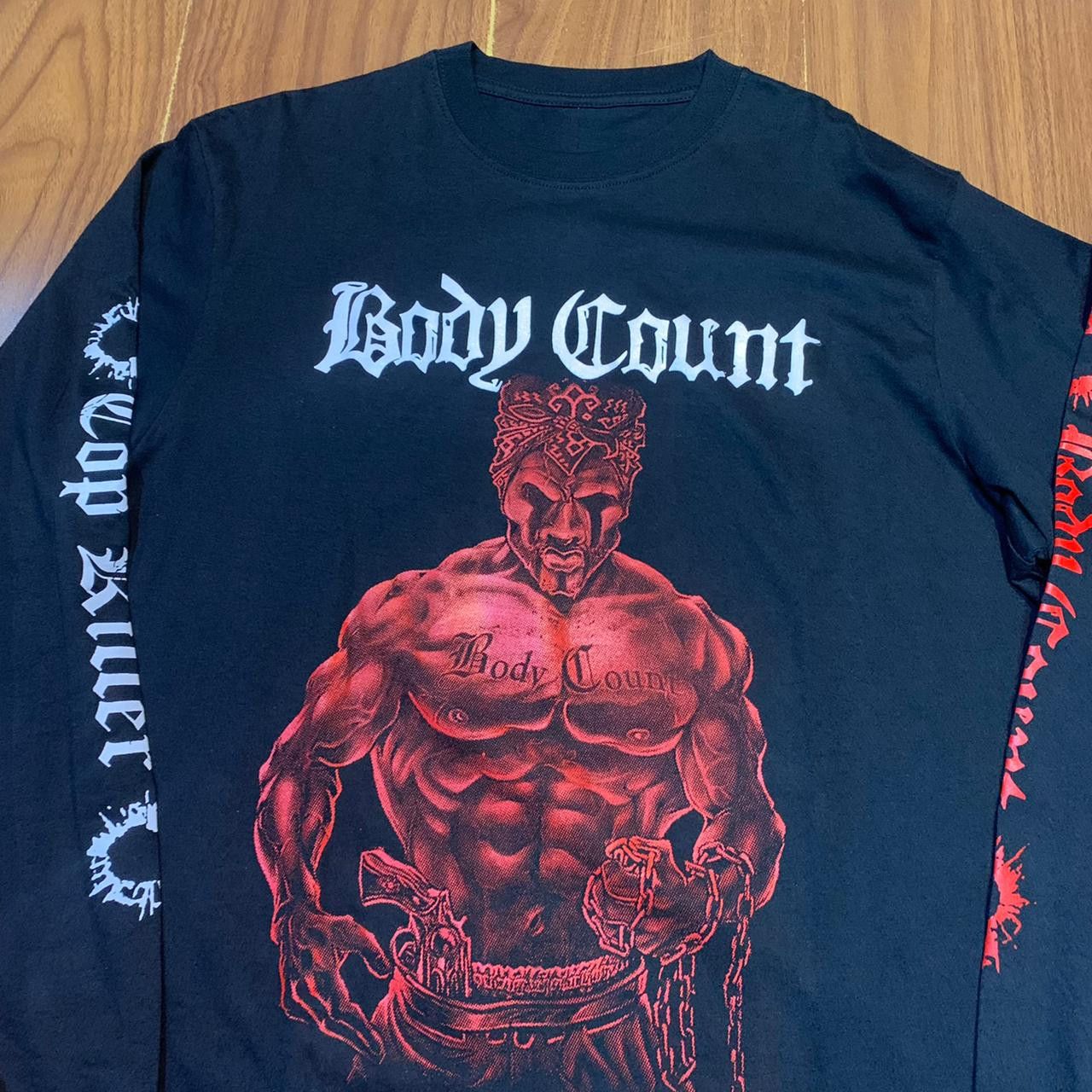 Long Sleeve Body Count Cop Killer - Long Sleeve T Shirts