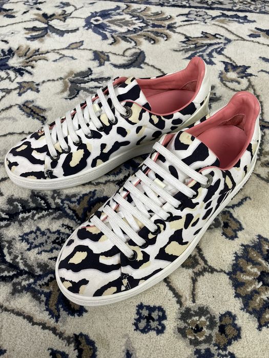 Louis Vuitton Louis Vuitton Leopard Print Canvas Sneakers Grailed 1042