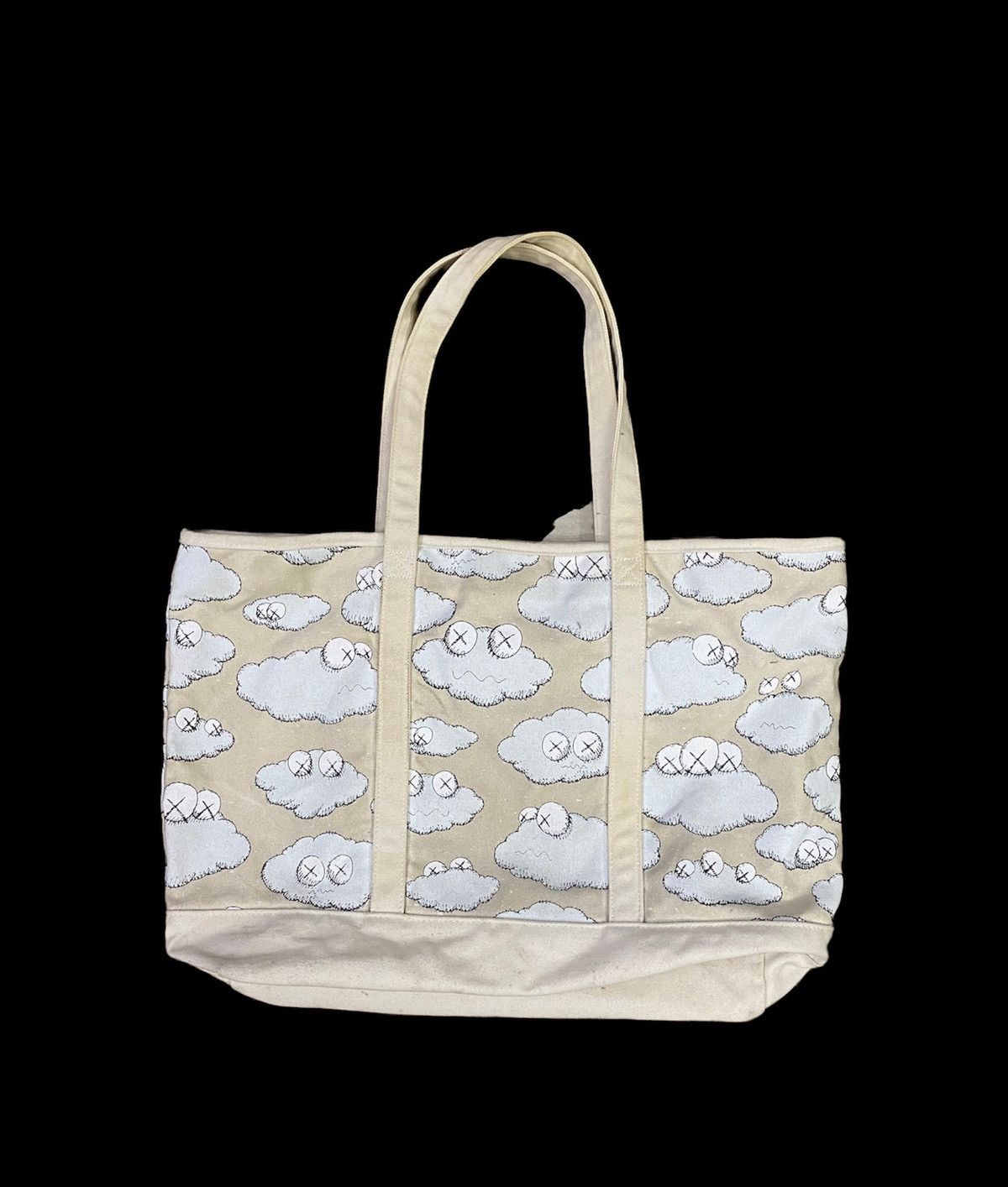 Art Comes First Kaws X Uniqlo Large Canvas Tote Bag Size ONE SIZE - 2 Thumbnail