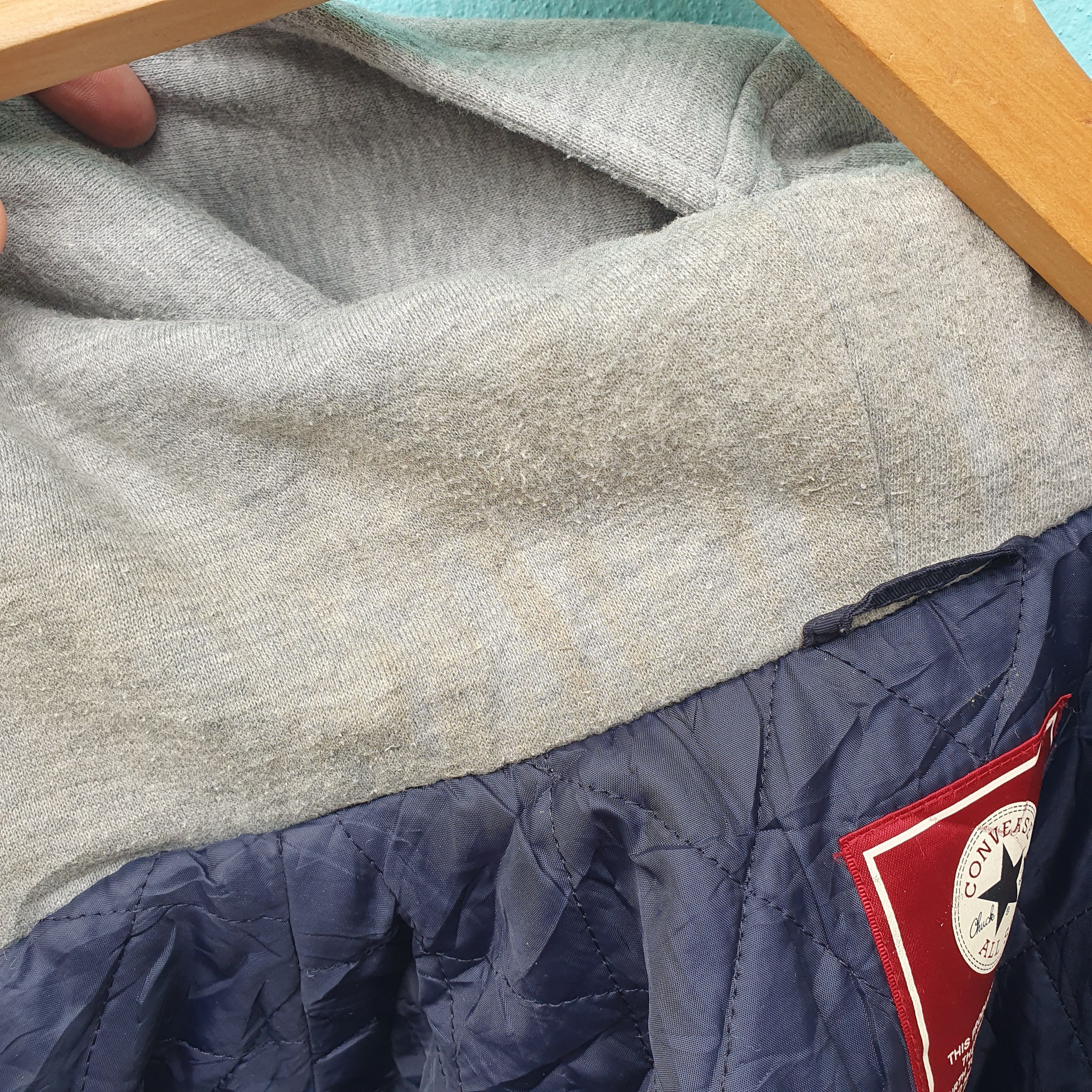 Converse × Vintage VINTAGE CONVERSE EMBROIDERY LOGO BOMBER HOODIE Size US L / EU 52-54 / 3 - 13 Thumbnail