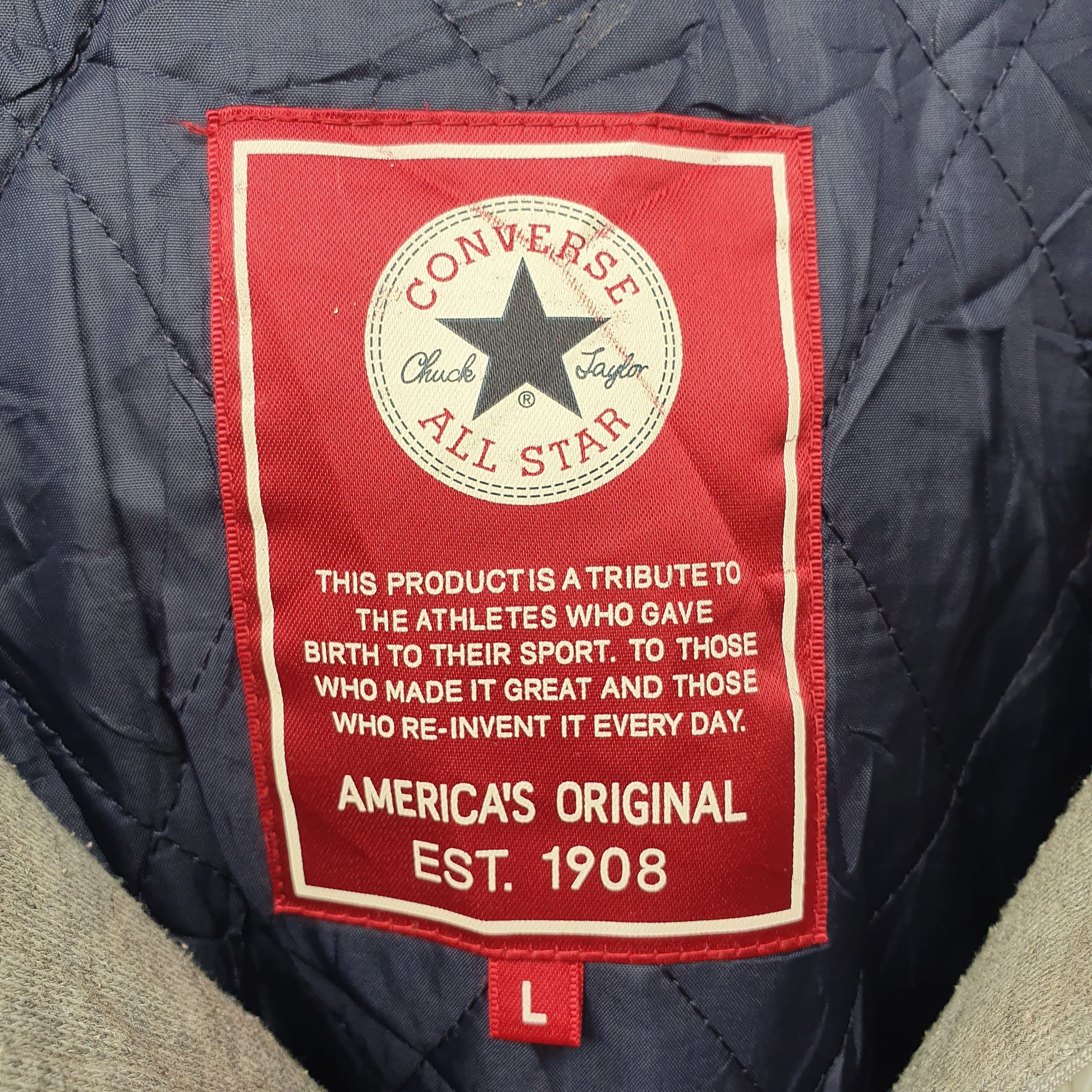 Converse × Vintage VINTAGE CONVERSE EMBROIDERY LOGO BOMBER HOODIE Size US L / EU 52-54 / 3 - 5 Thumbnail