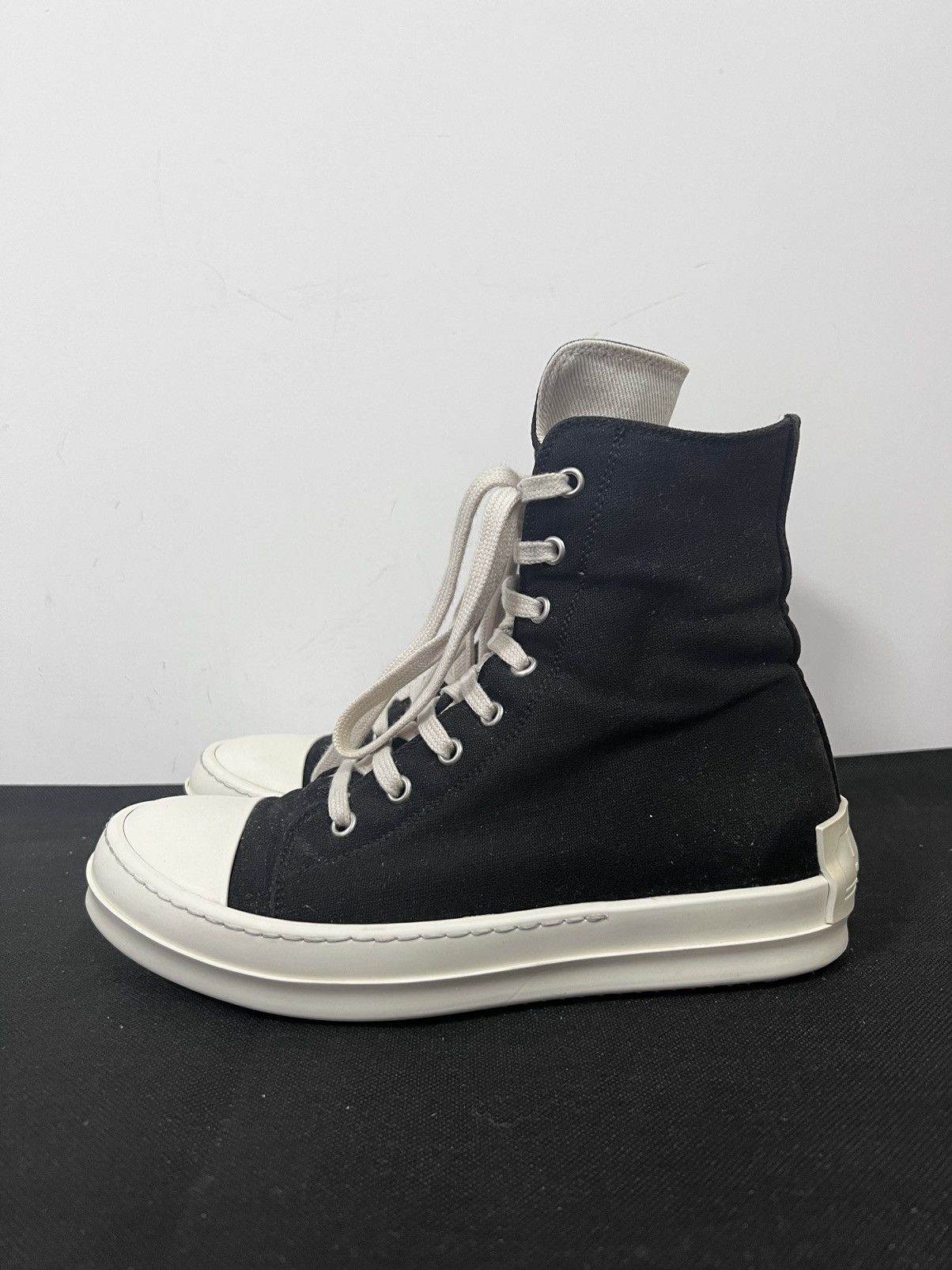 Rick Owens Drkshdw Rick owens ramones drkshdw high top sneakers sz37 Size US 7 / IT 37 - 2 Thumbnail