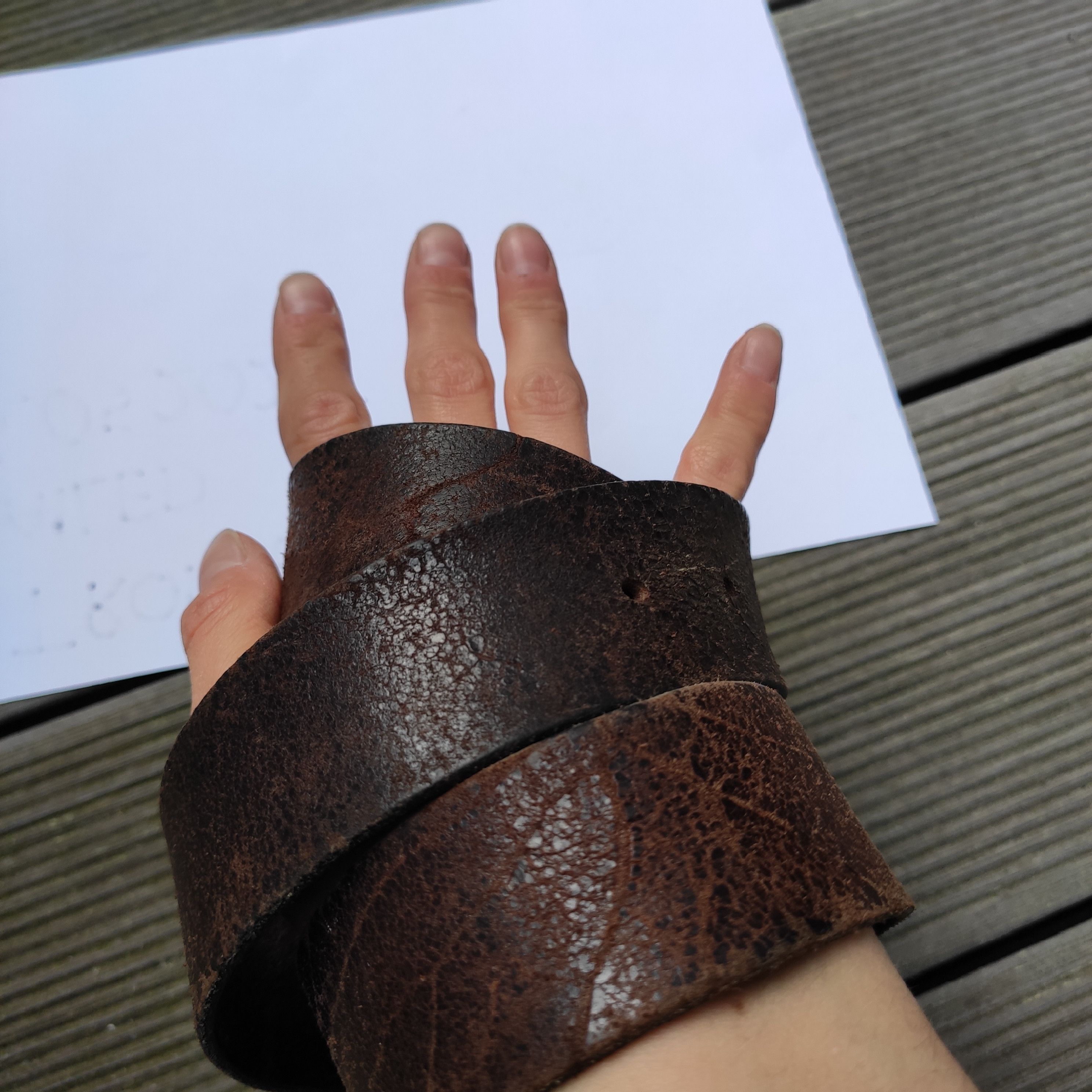 Diesel Diesel leather belt old one vintage oryginal Size 36 - 9 Thumbnail