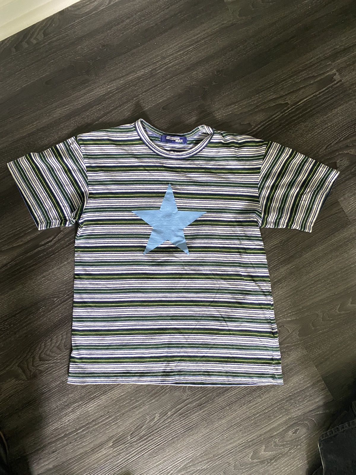 Comme des Garcons SS03 Striped Star T-Shirt Size US M / EU 48-50 / 2 - 1 Thumbnail