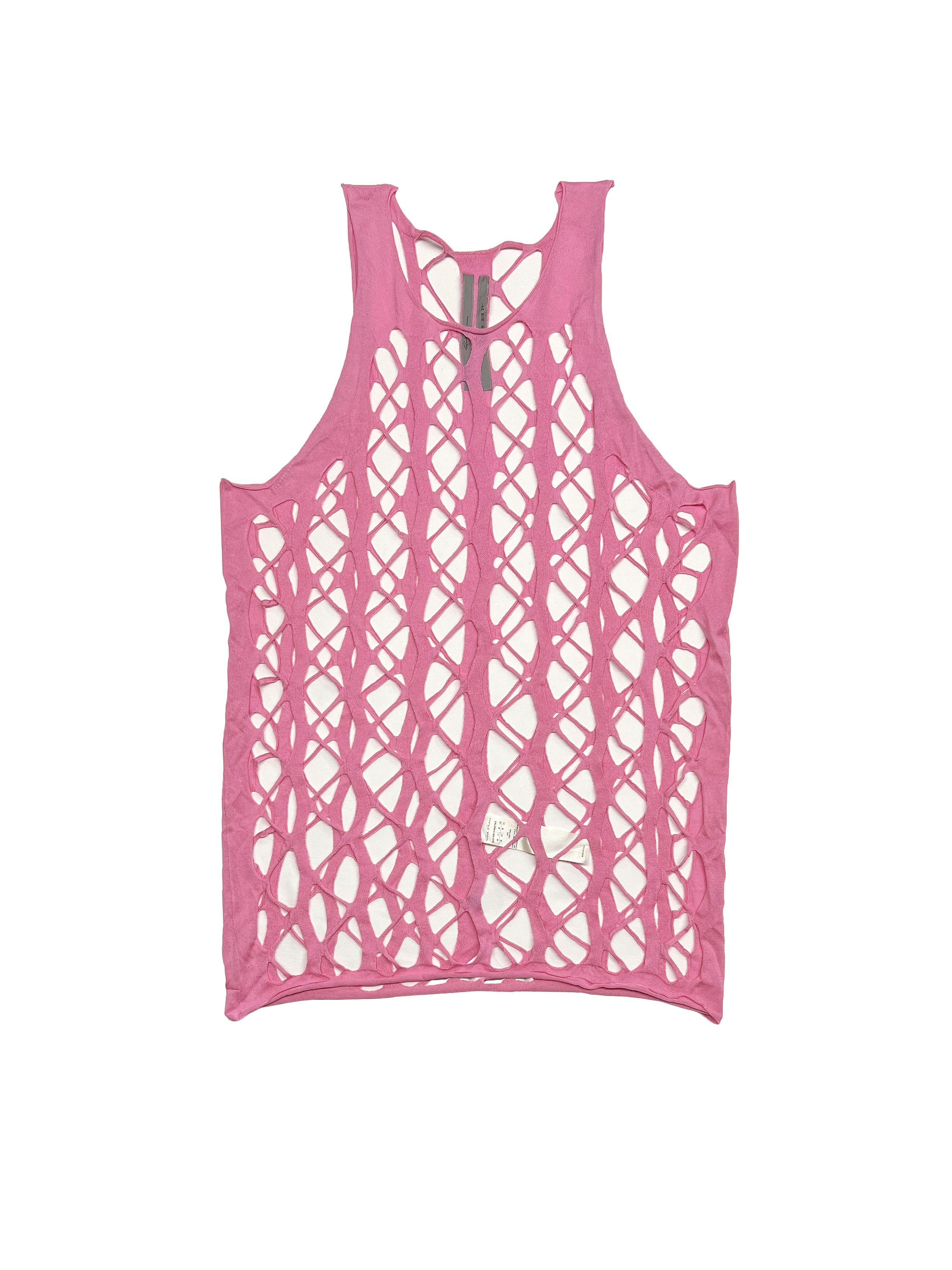 New — SS21 Cashmere Net Tank Top