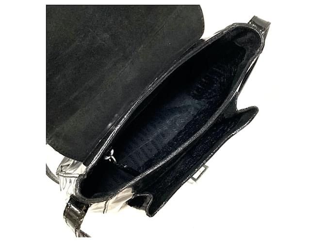 Prada ⛔️ LAST DROP ⛔️ Prada Shoulder Bag Black Patent Leather Size ONE SIZE - 9 Thumbnail