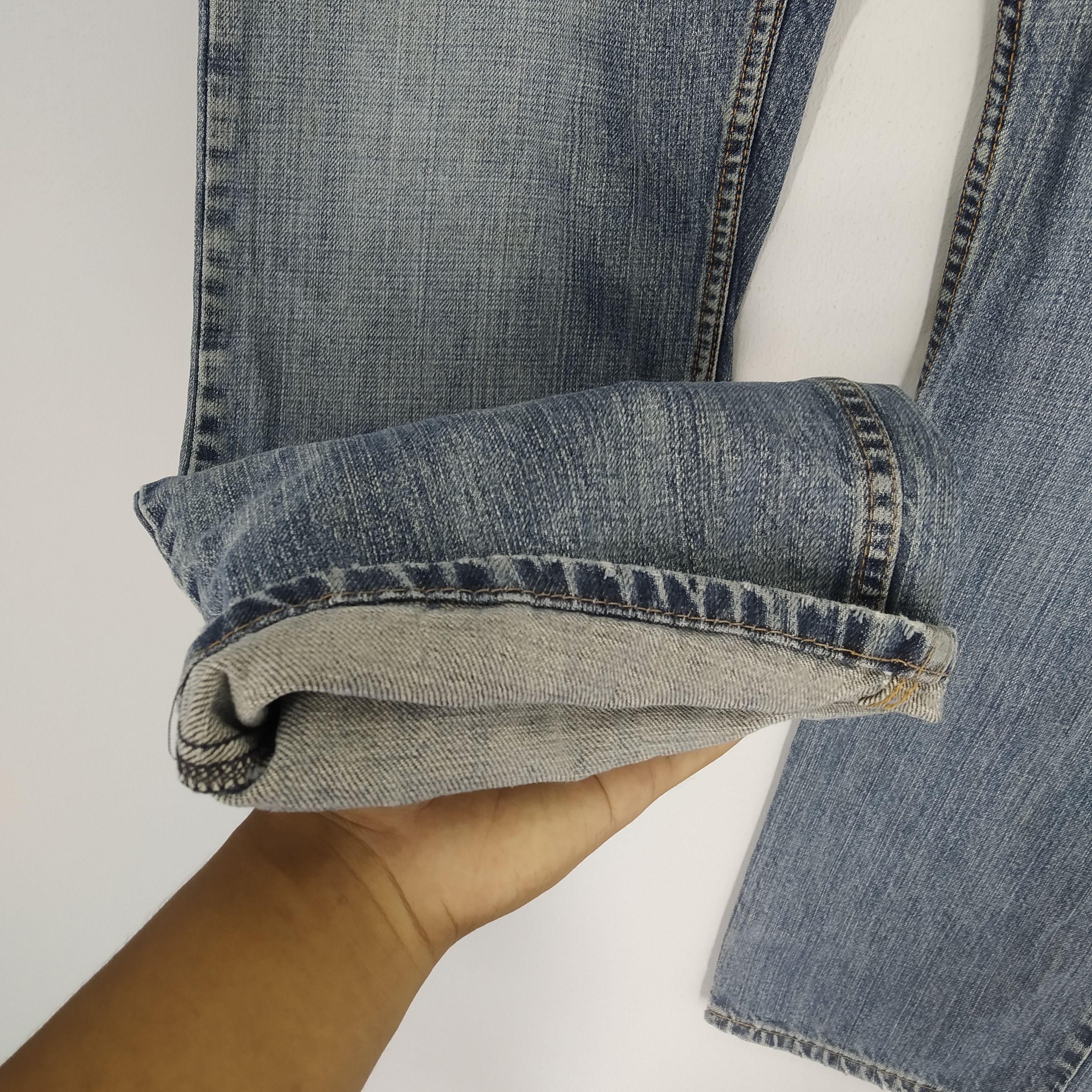 Levi's Vintage Levi's 505 Faded Blue Denim Jeans Reconstruct Style Size US 37 - 8 Thumbnail