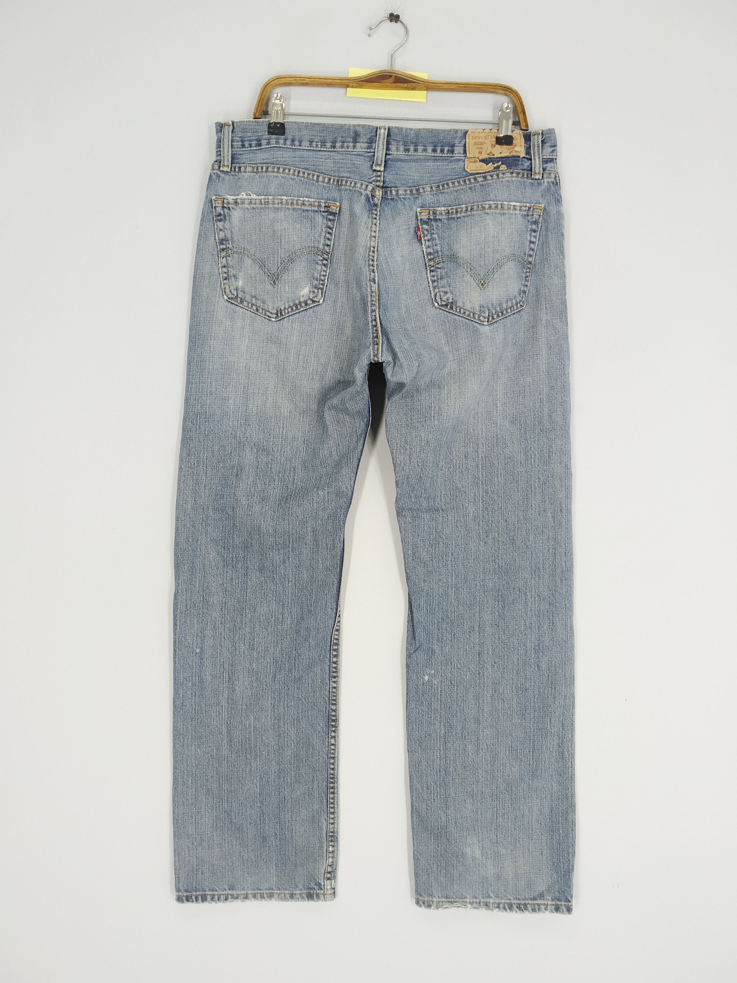 Levi's Vintage Levi's 505 Faded Blue Denim Jeans Reconstruct Style Size US 37 - 2 Thumbnail
