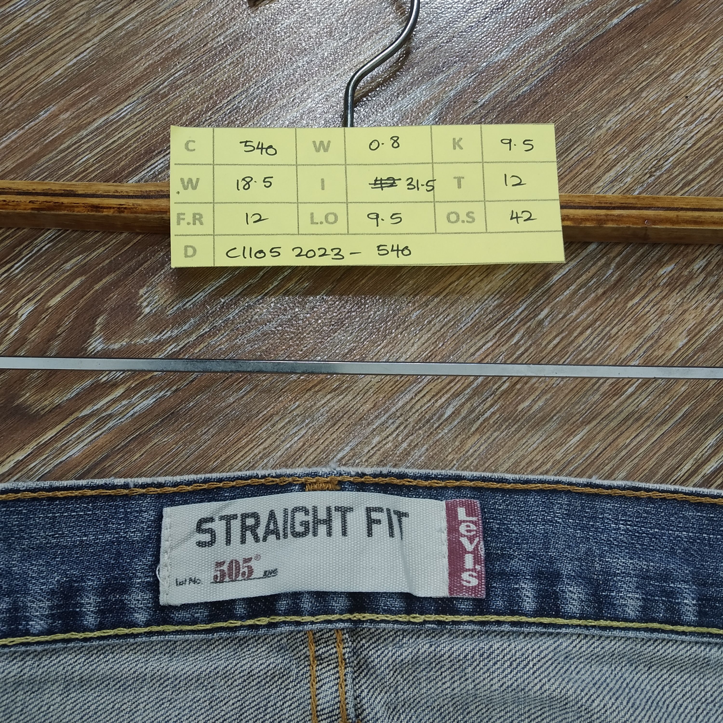 Levi's Vintage Levi's 505 Faded Blue Denim Jeans Reconstruct Style Size US 37 - 13 Thumbnail