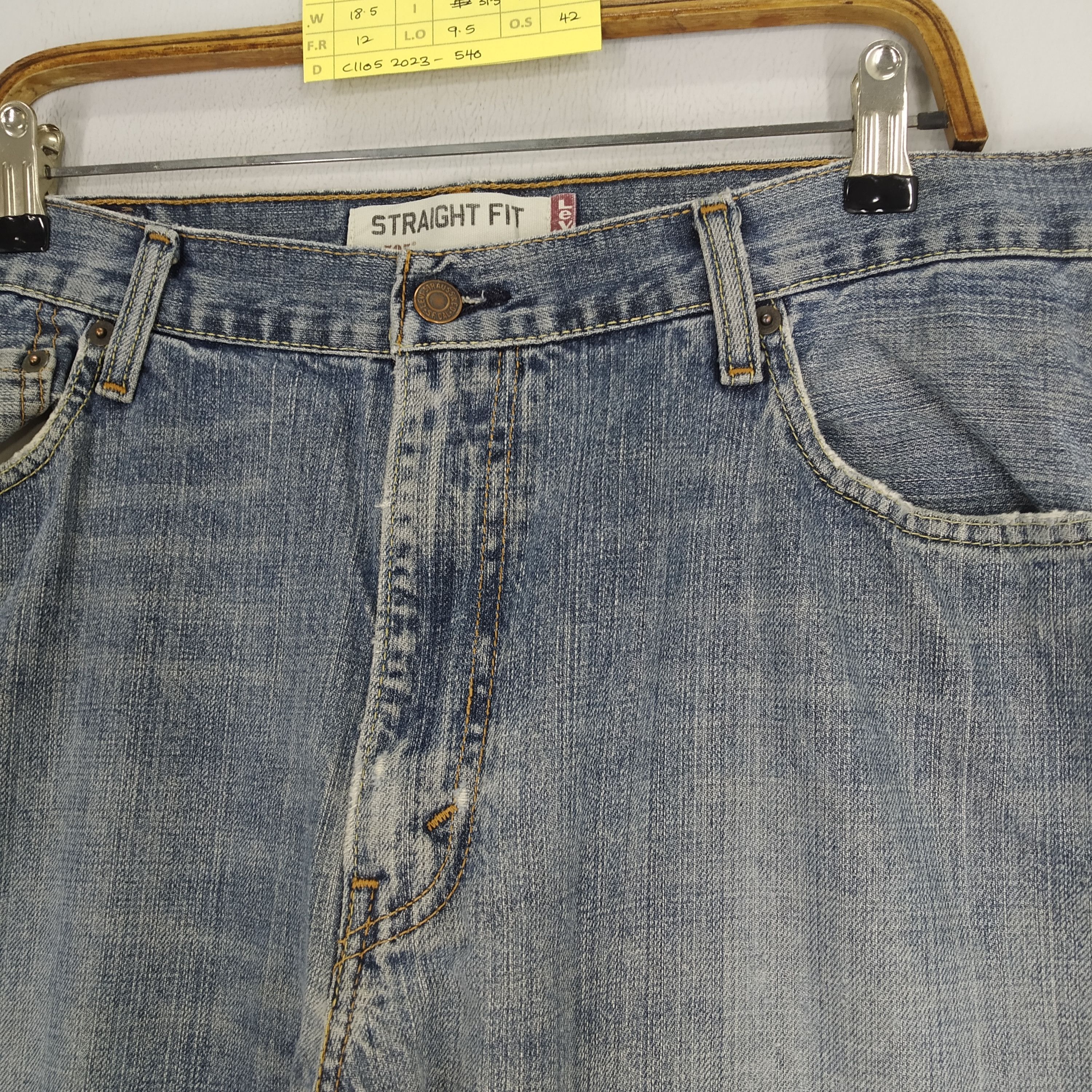 Levi's Vintage Levi's 505 Faded Blue Denim Jeans Reconstruct Style Size US 37 - 6 Thumbnail